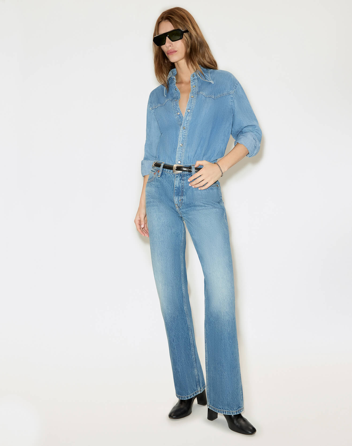 90s Mid Rise Loose - Medium Vain