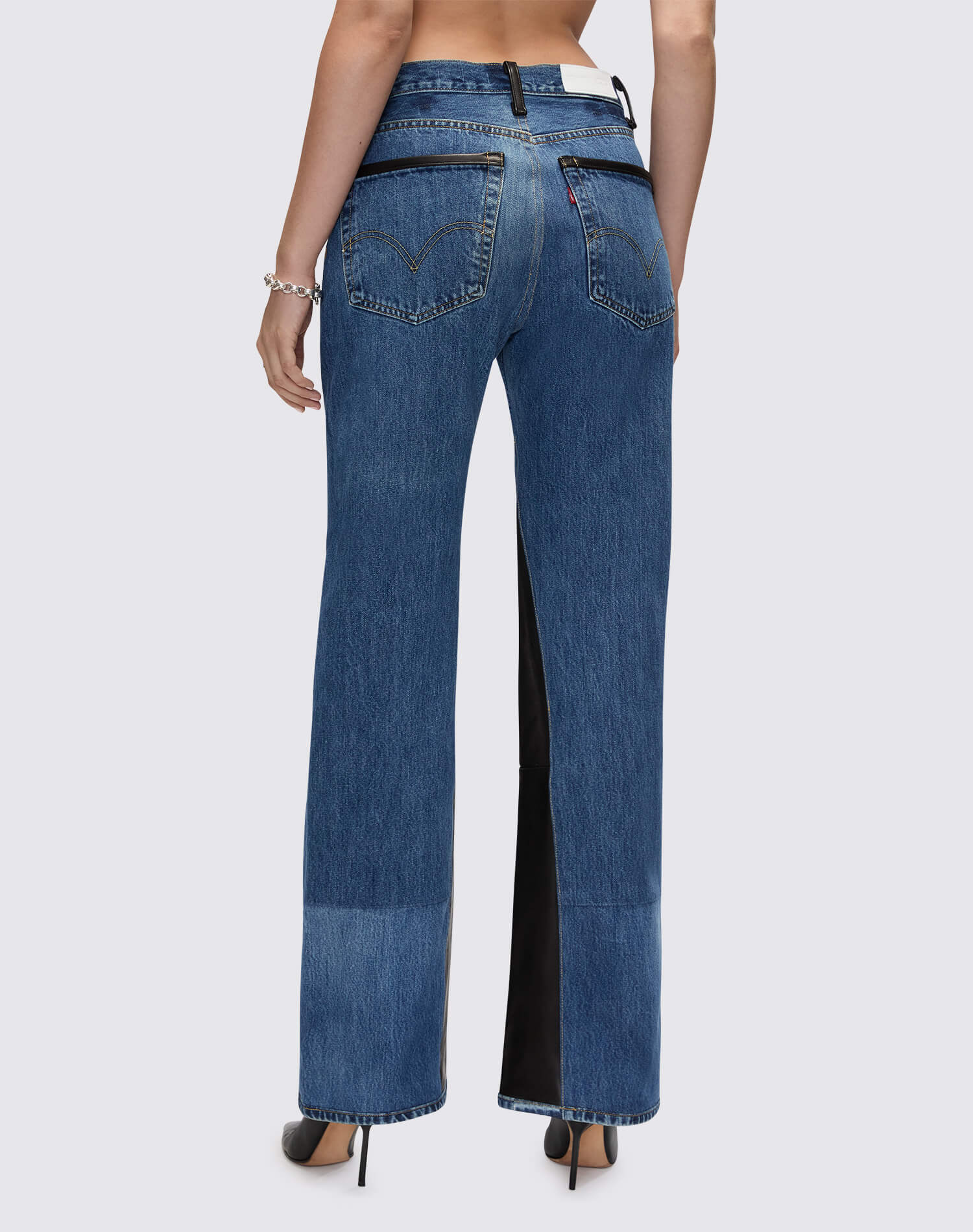 Levi's High Rise Wide Leg - Indigo Leather