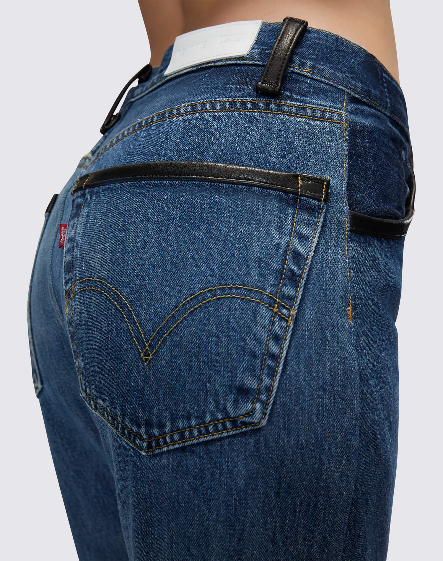 Levi's High Rise Wide Leg - Indigo Leather