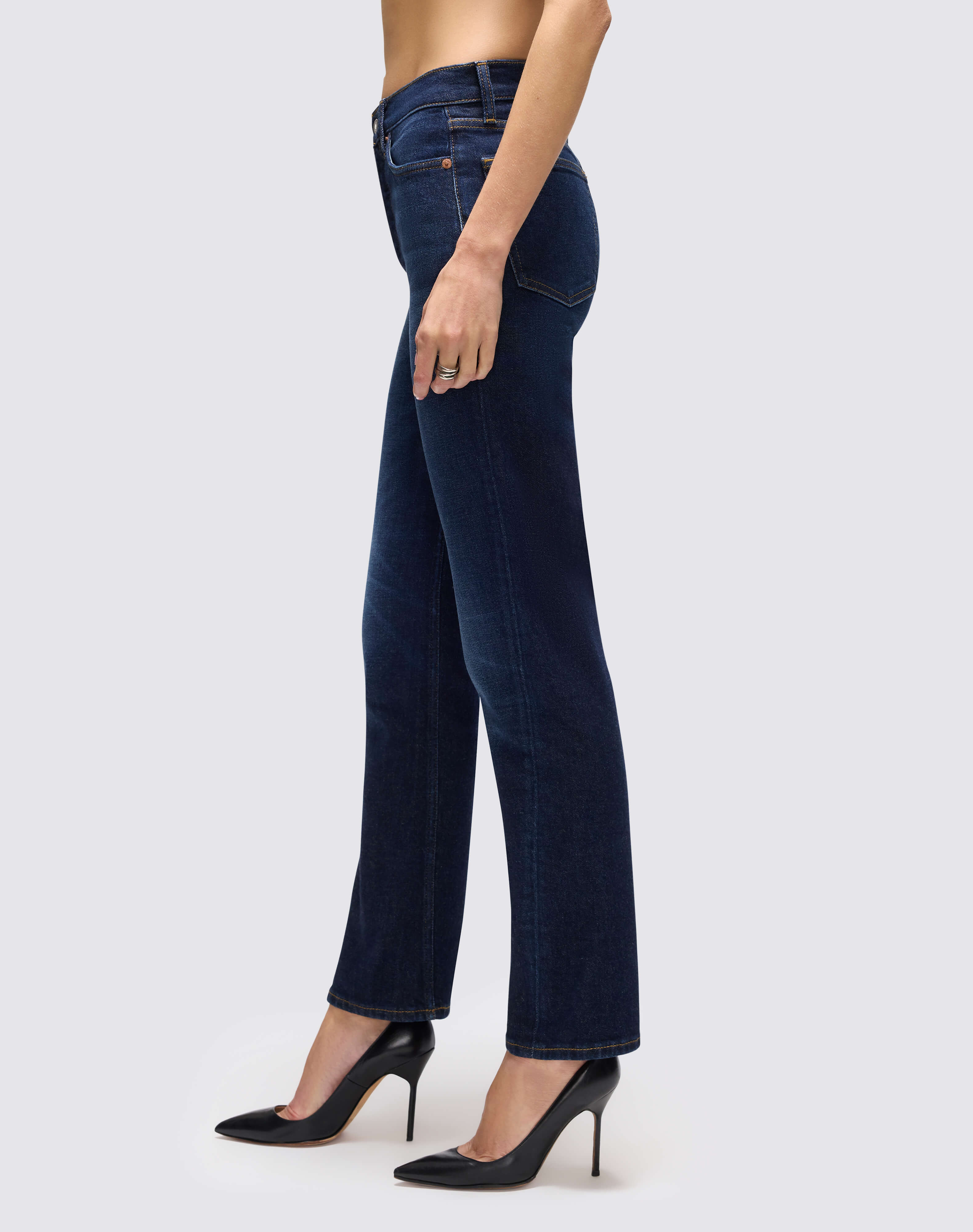 Comfort Stretch Twisted Stove Pipe - DK Lady Blue