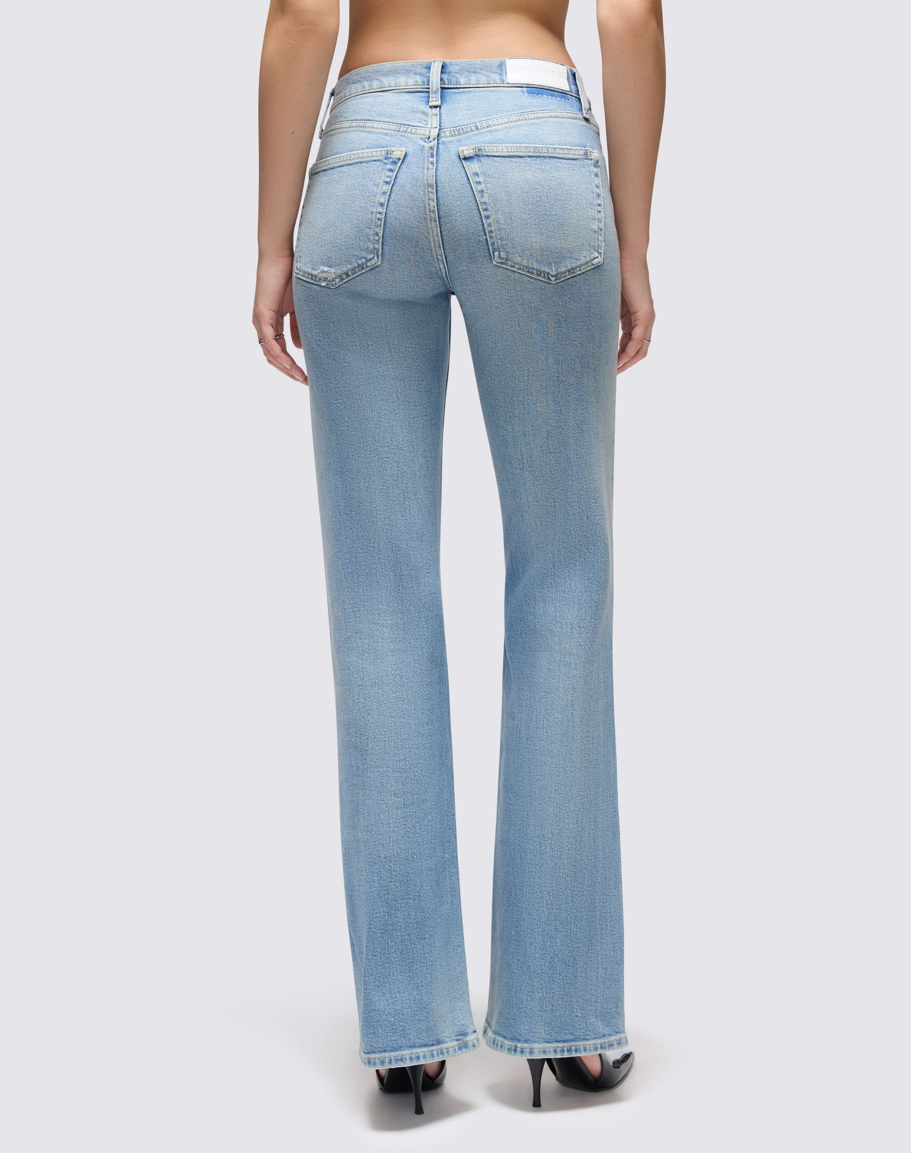 Comfort Stretch 70s Mid Rise Bootcut - Opal Indigo