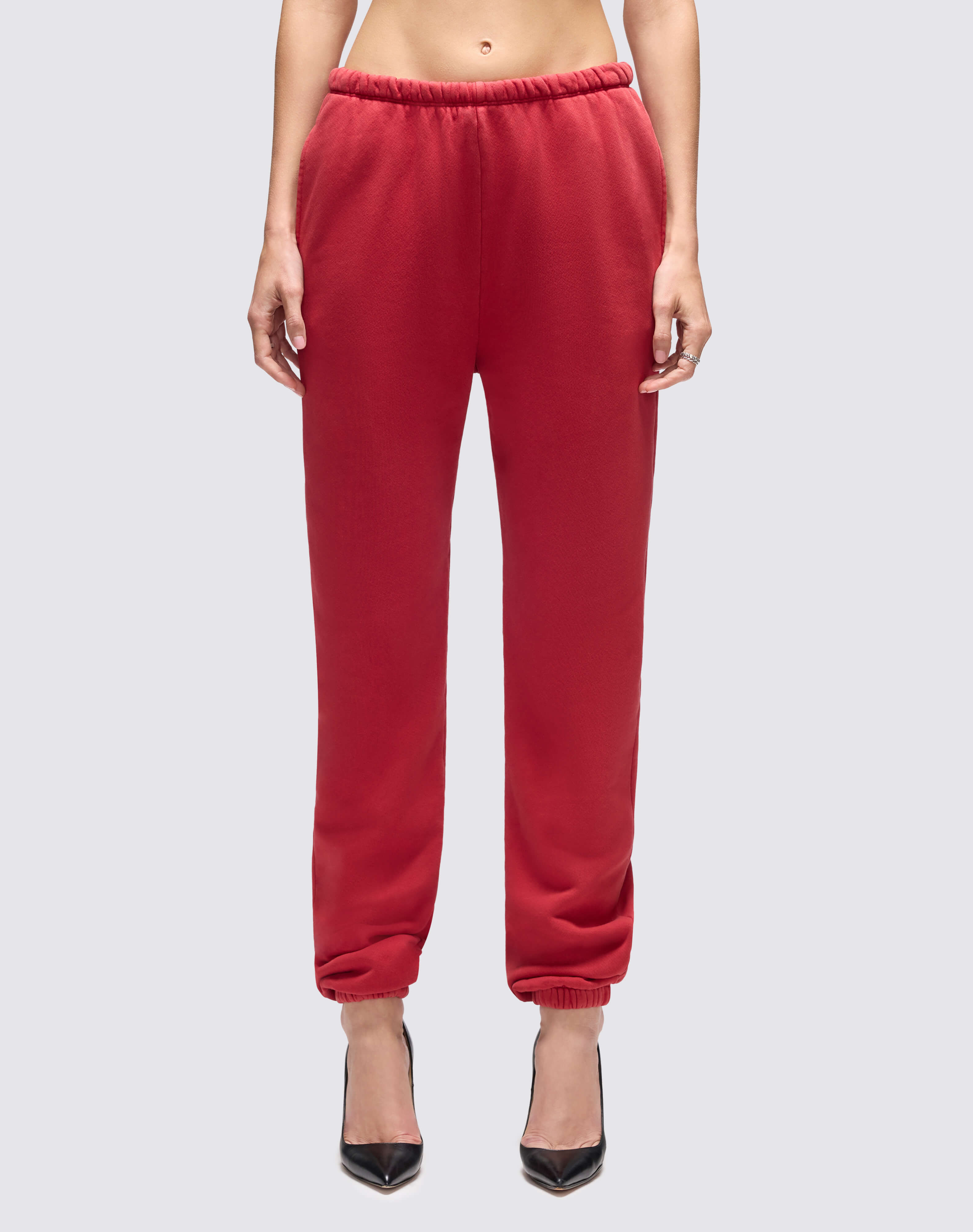 Hanes The Sweatpant - Rosso