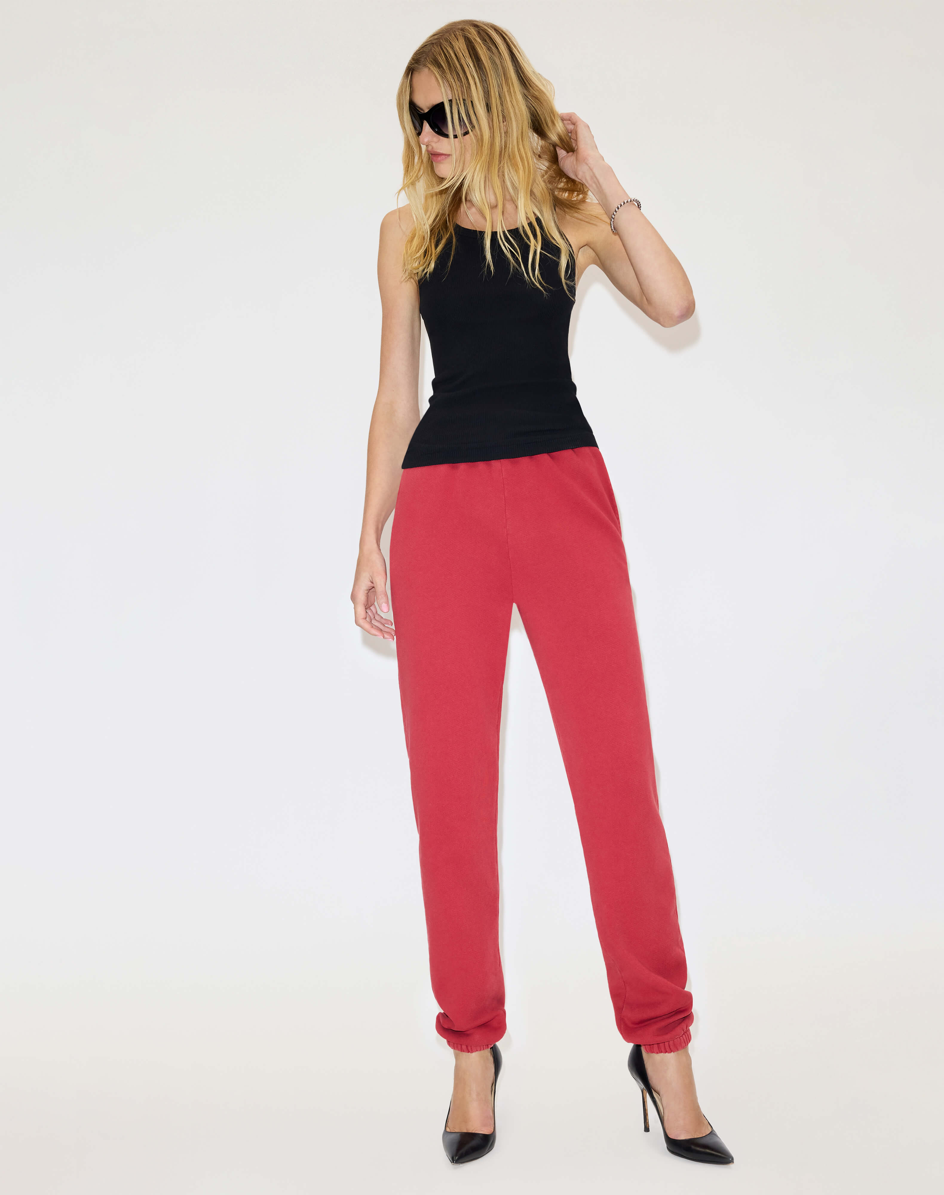 Hanes The Sweatpant - Rosso