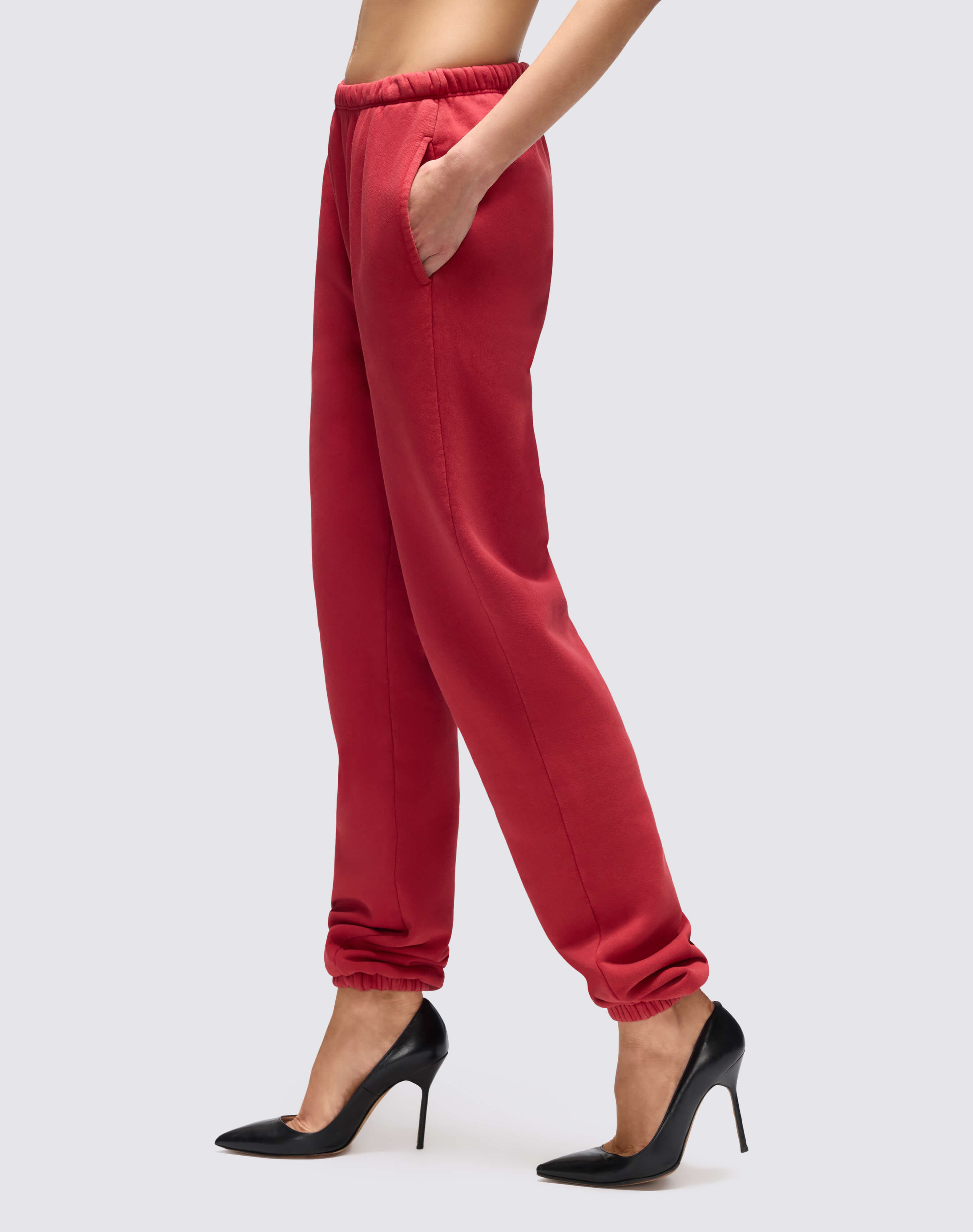 Hanes The Sweatpant - Rosso