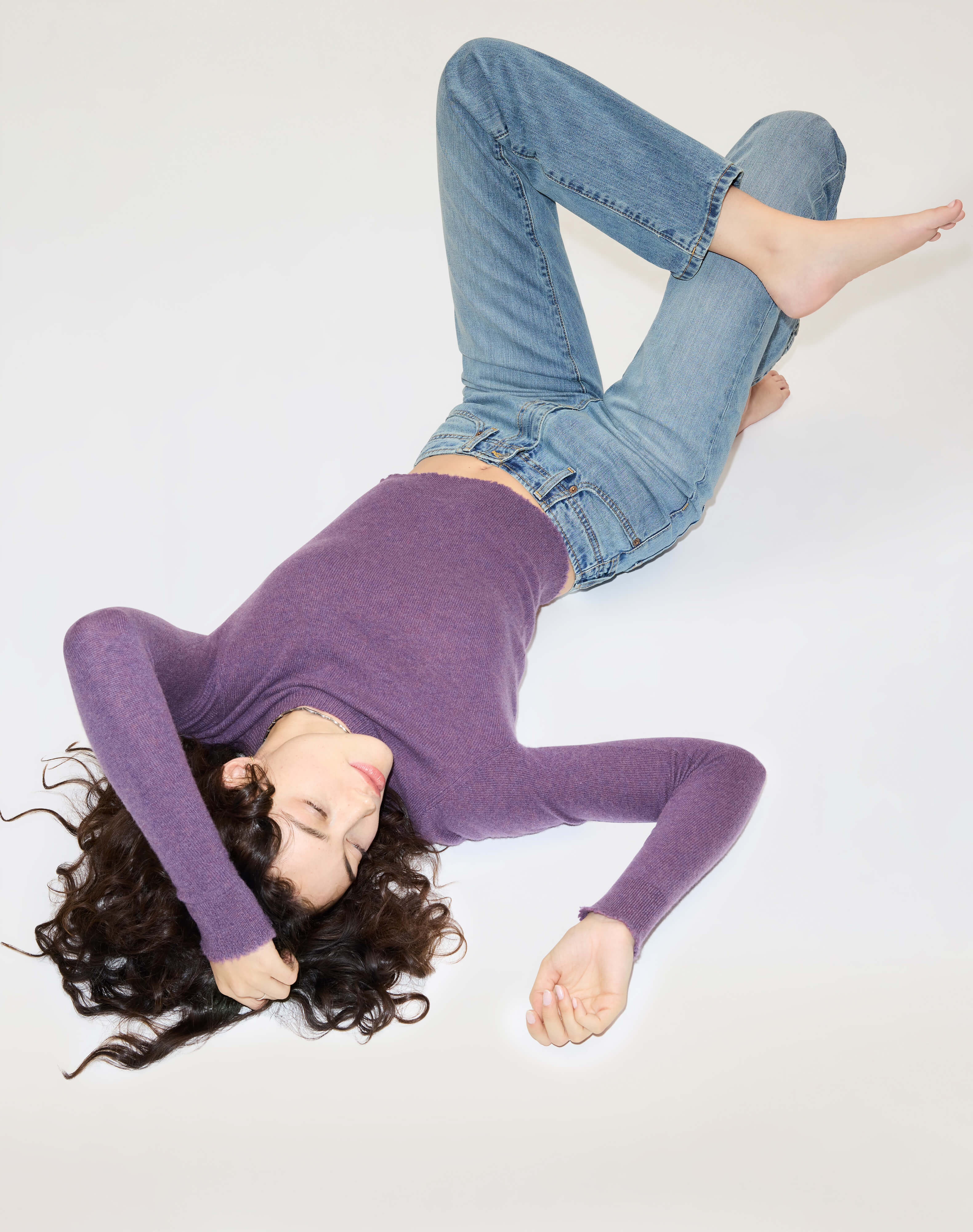 Cashmere Crewneck Pullover - Raisin