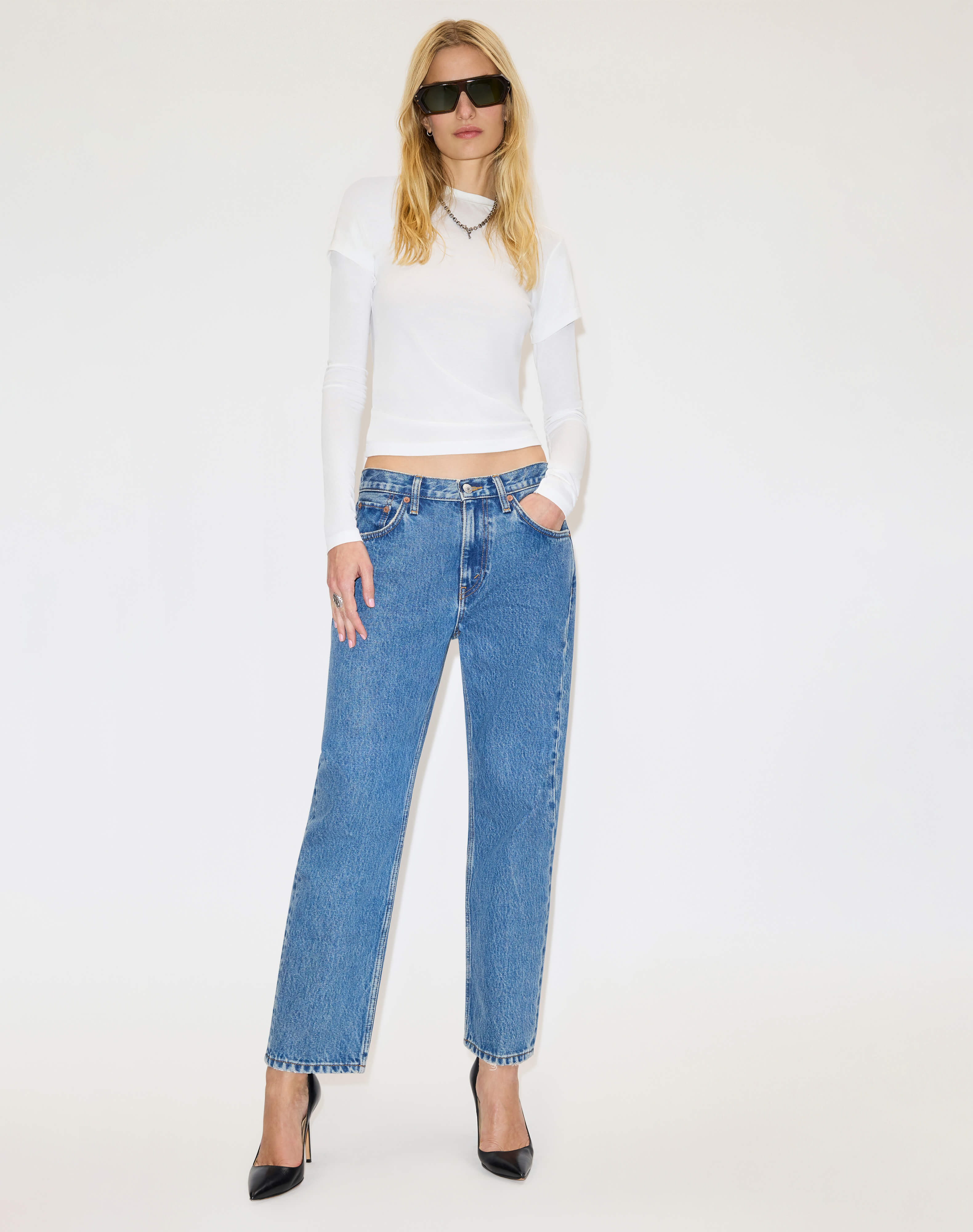 RE/DONE | The Ollie Jean in Blue Mere