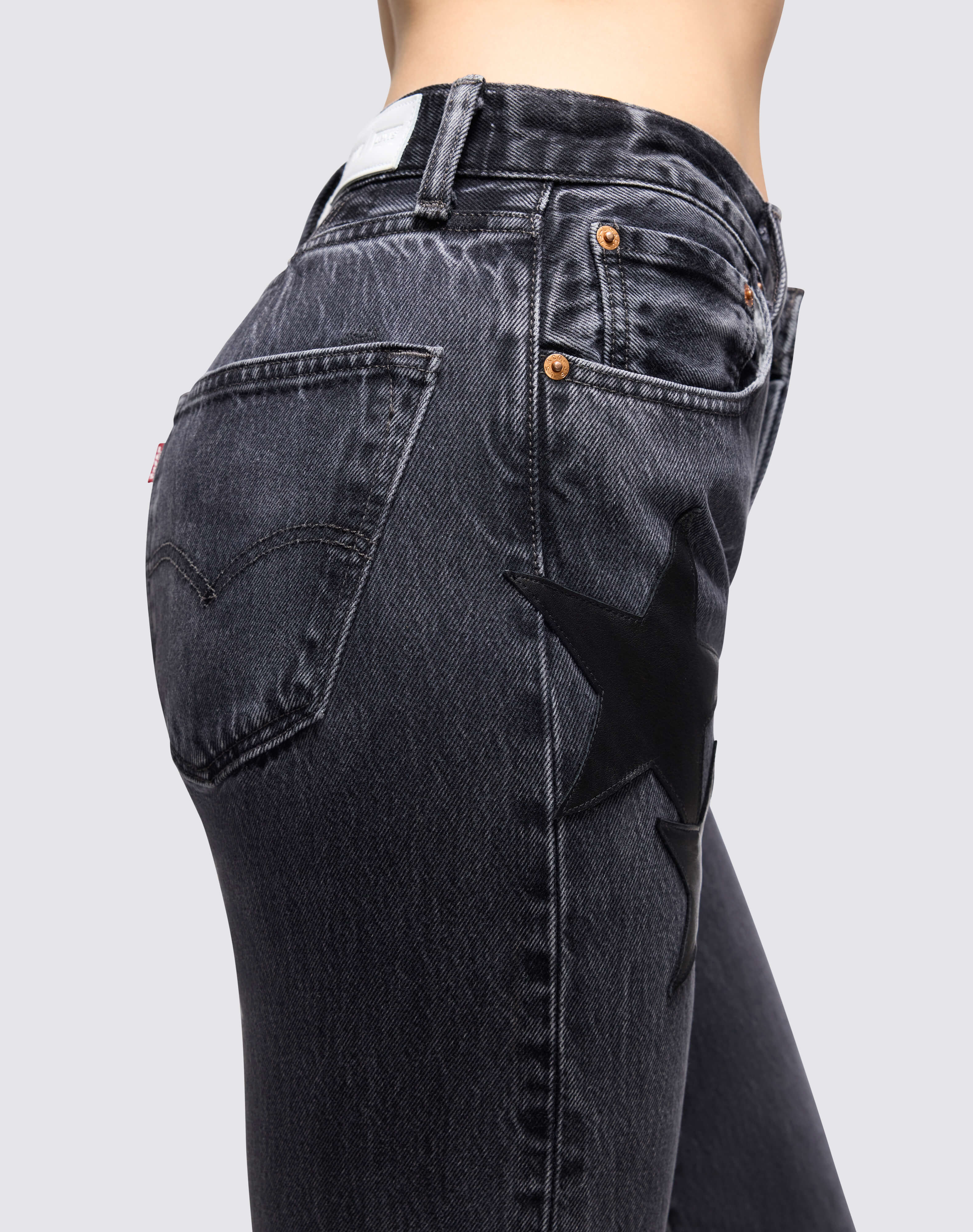 RE/DONE | Levi's Star 90s Jean in Black Star