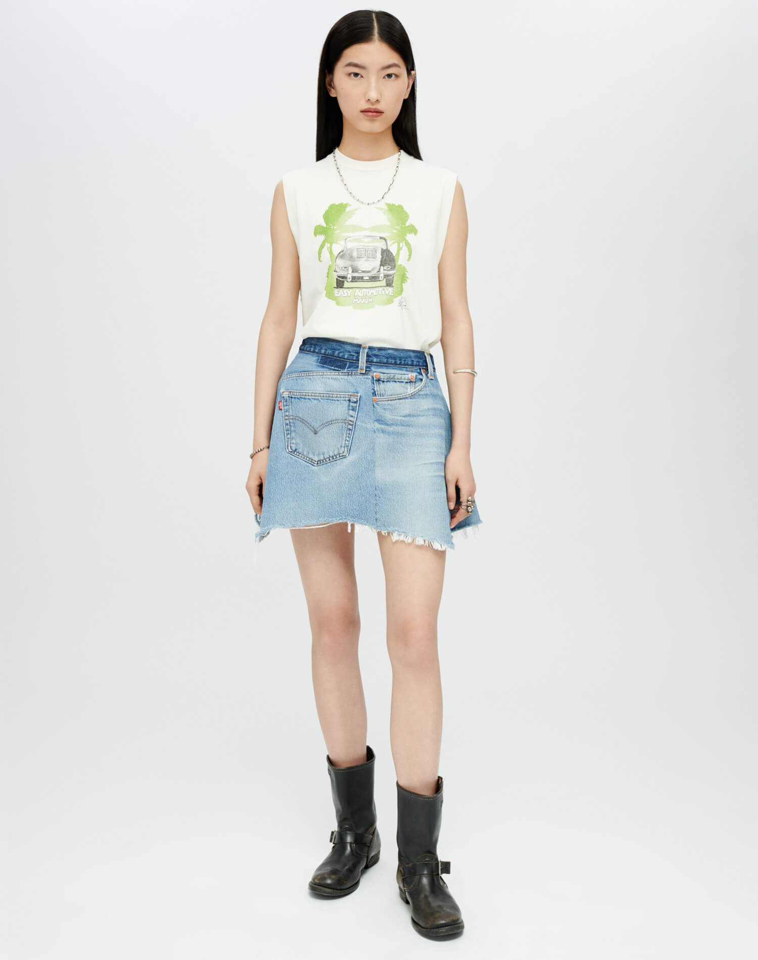 LEVI'S RED denim skirt the elephant - その他