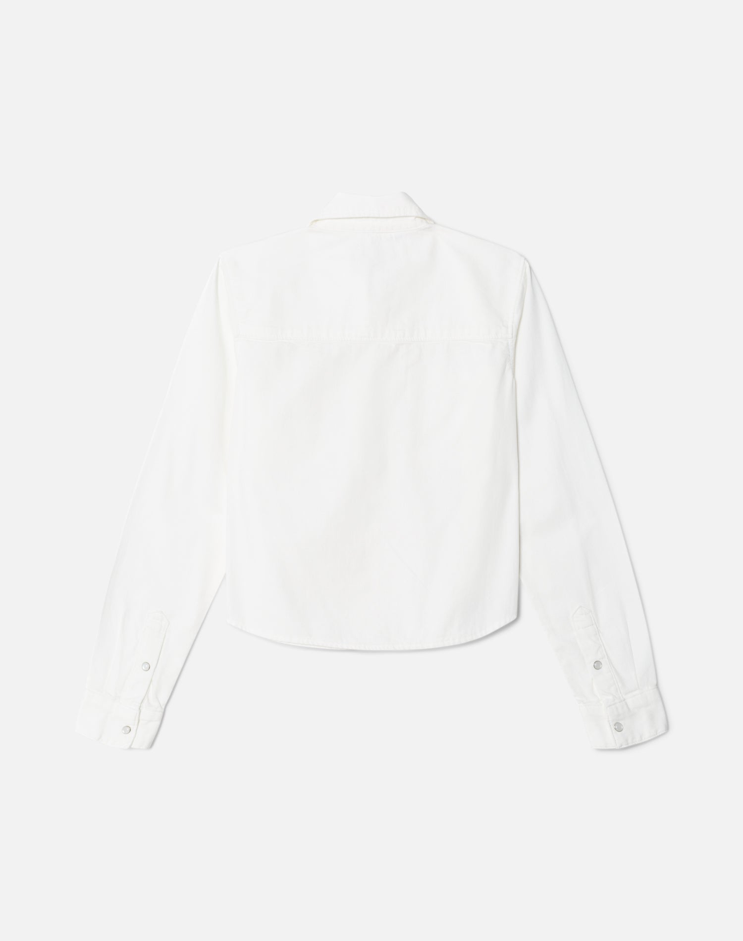 Slim Denim Shirt - White