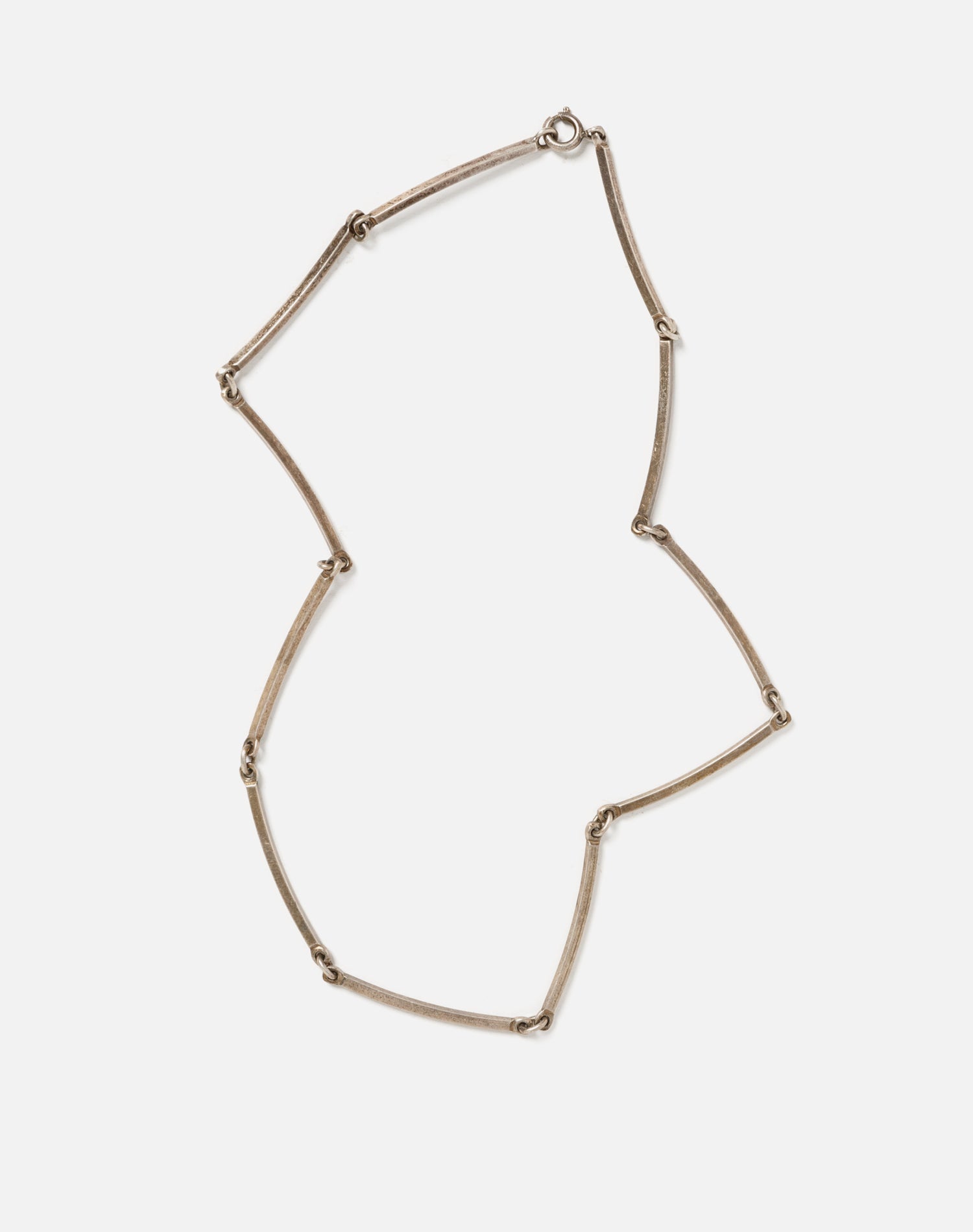 70s Sterling Handmade Link Necklace