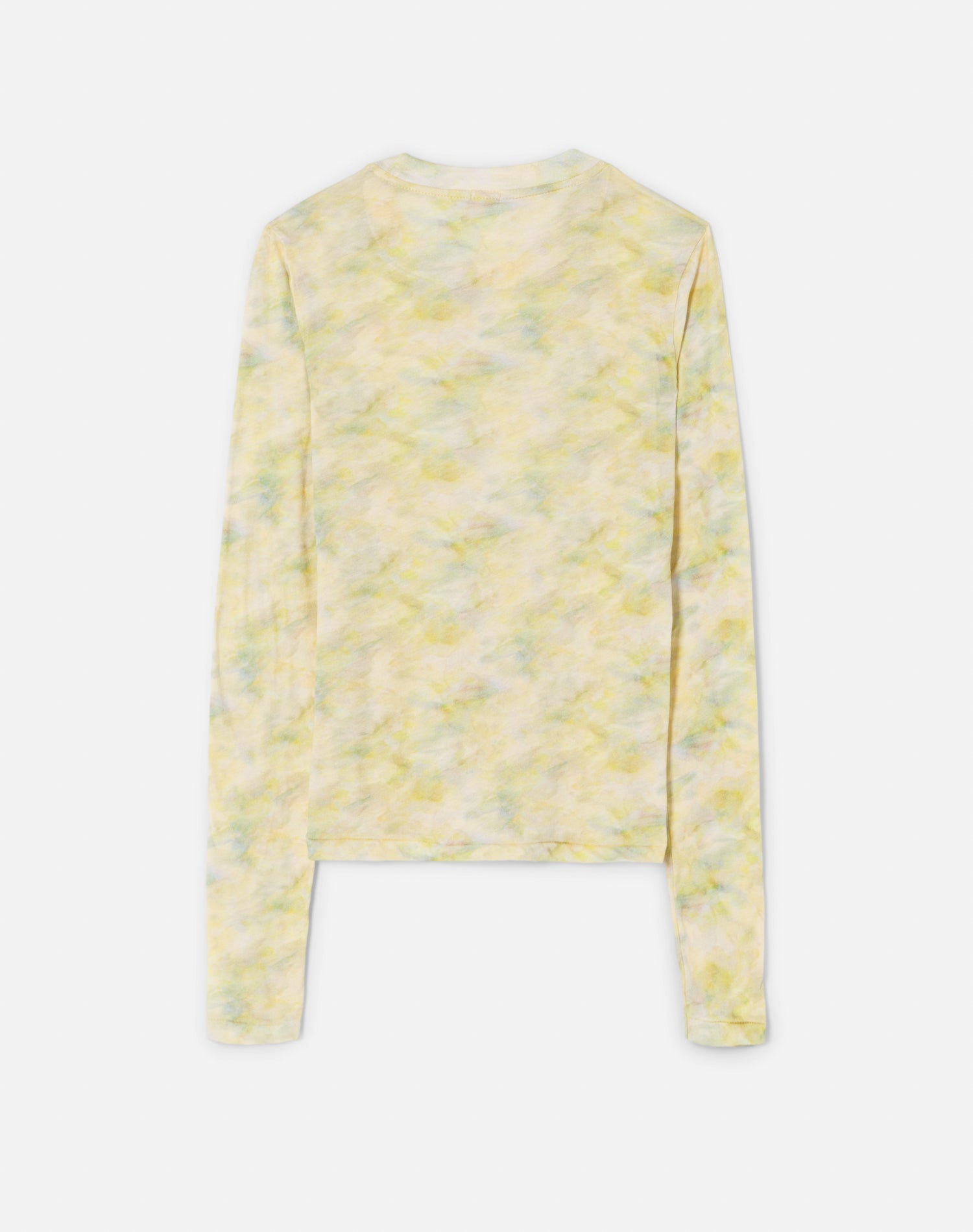 Sheer Long Sleeve Tee - Bumblebee Watercolor