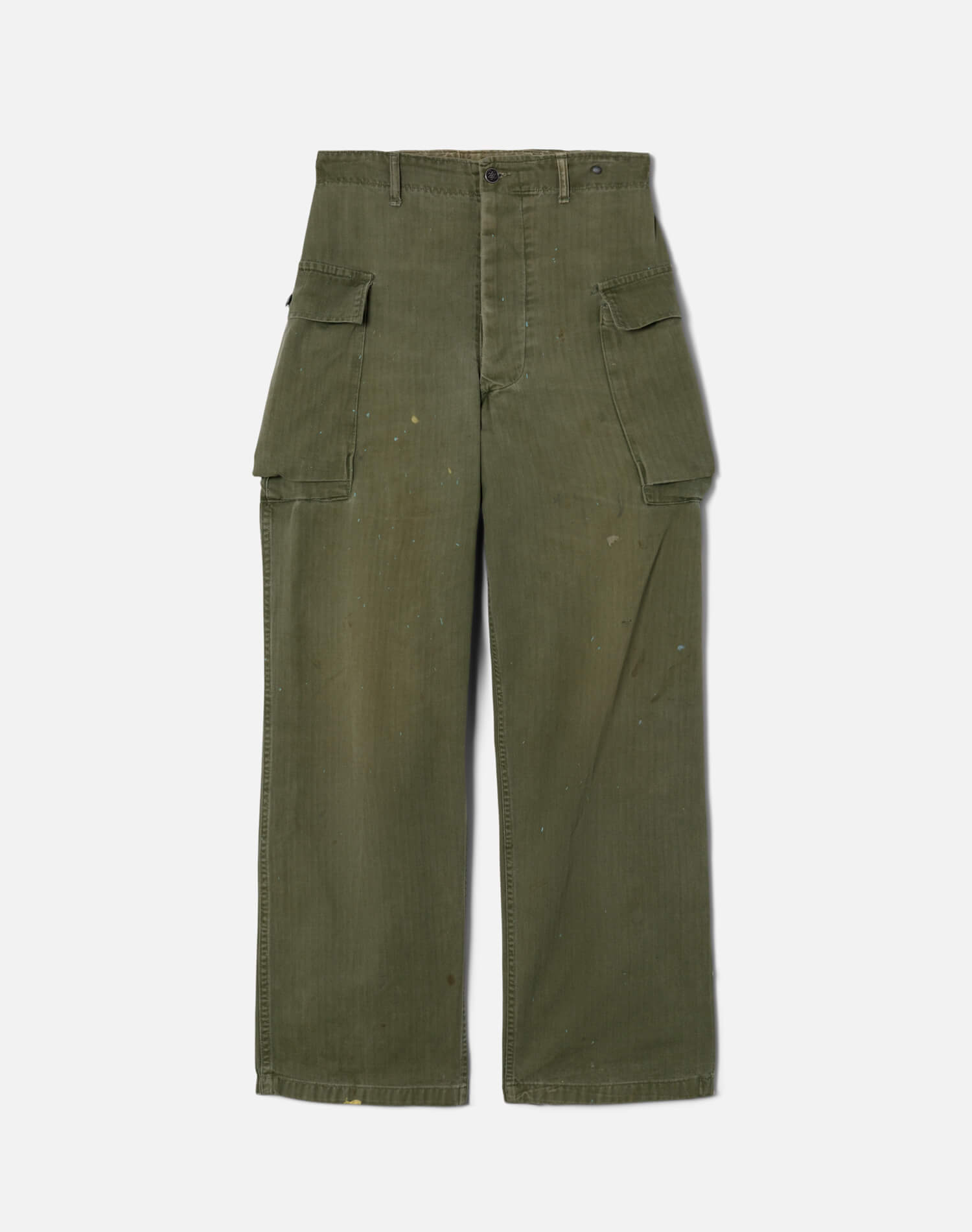 60s Cargo 13 Star Herringbone Twill Utility Pant -#32