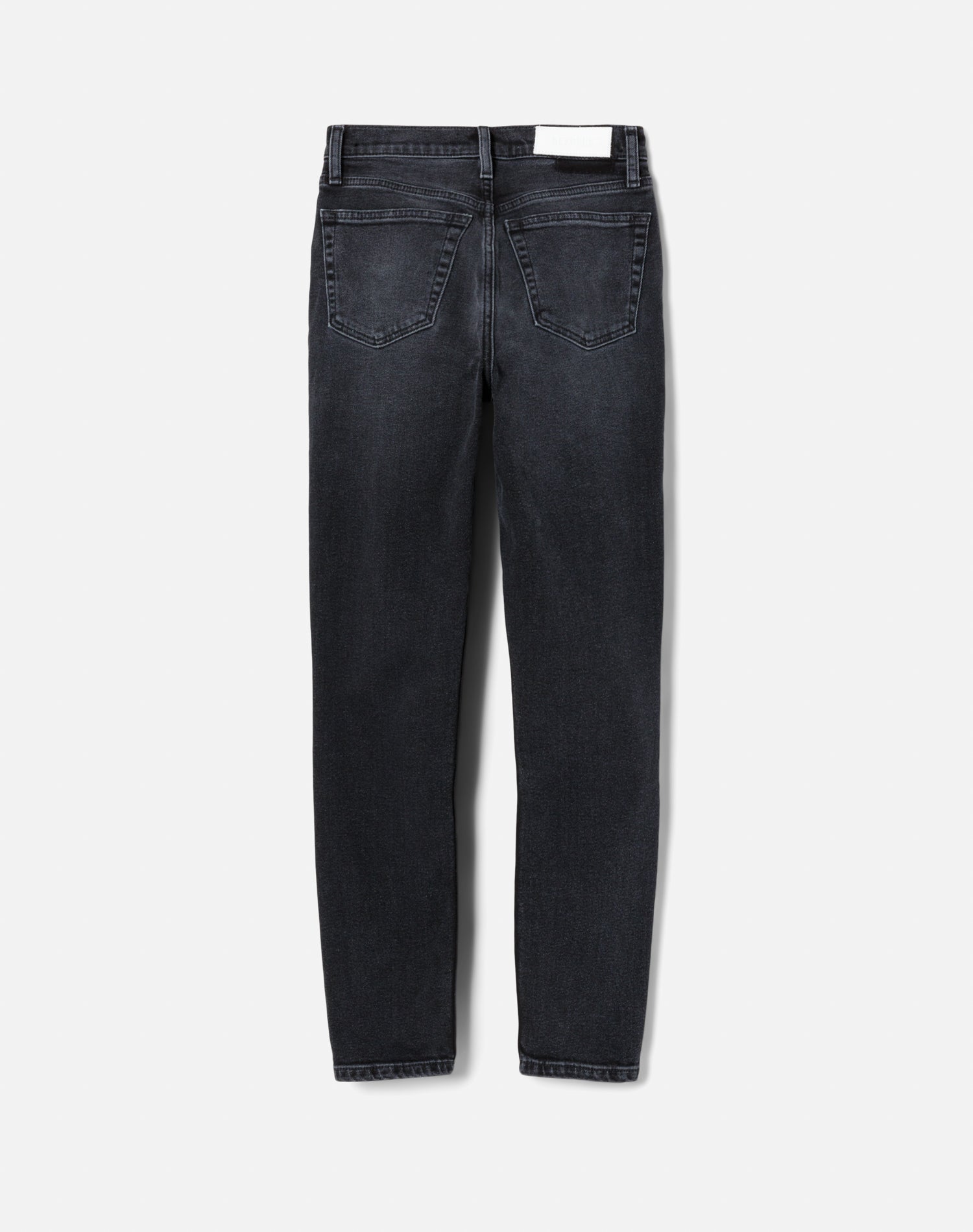 Comfort Stretch High Rise Ankle Crop - Washed Noir