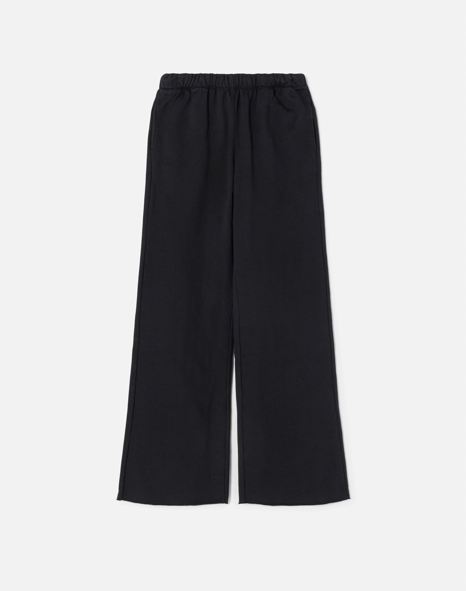Hanes Wide Leg Sweatpant - Black