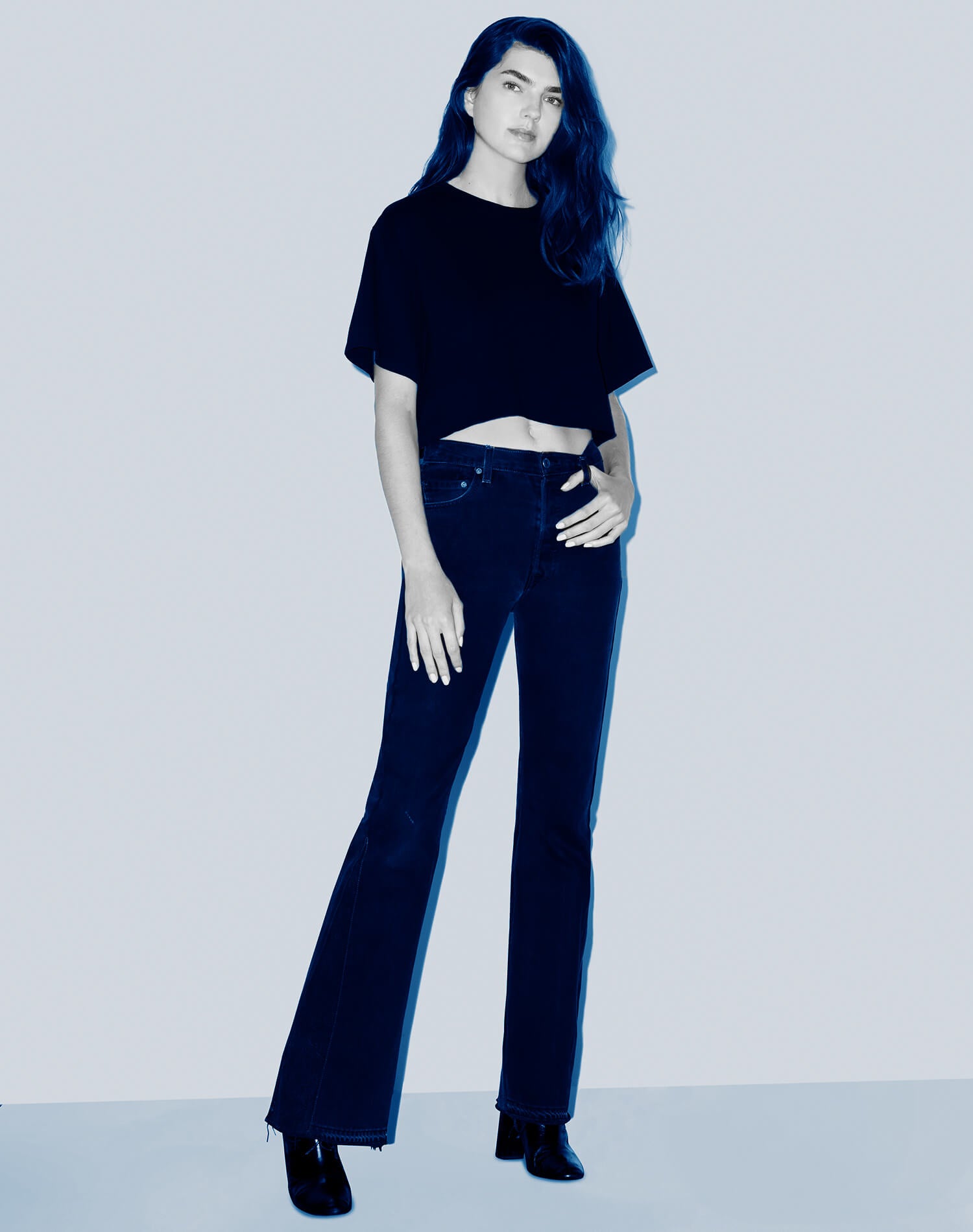 Levi's Black 70s Bootcut - Black