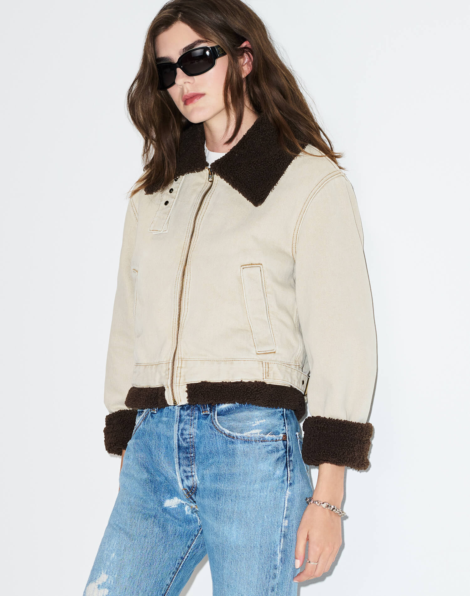Aviator Jacket - Quiet Khaki
