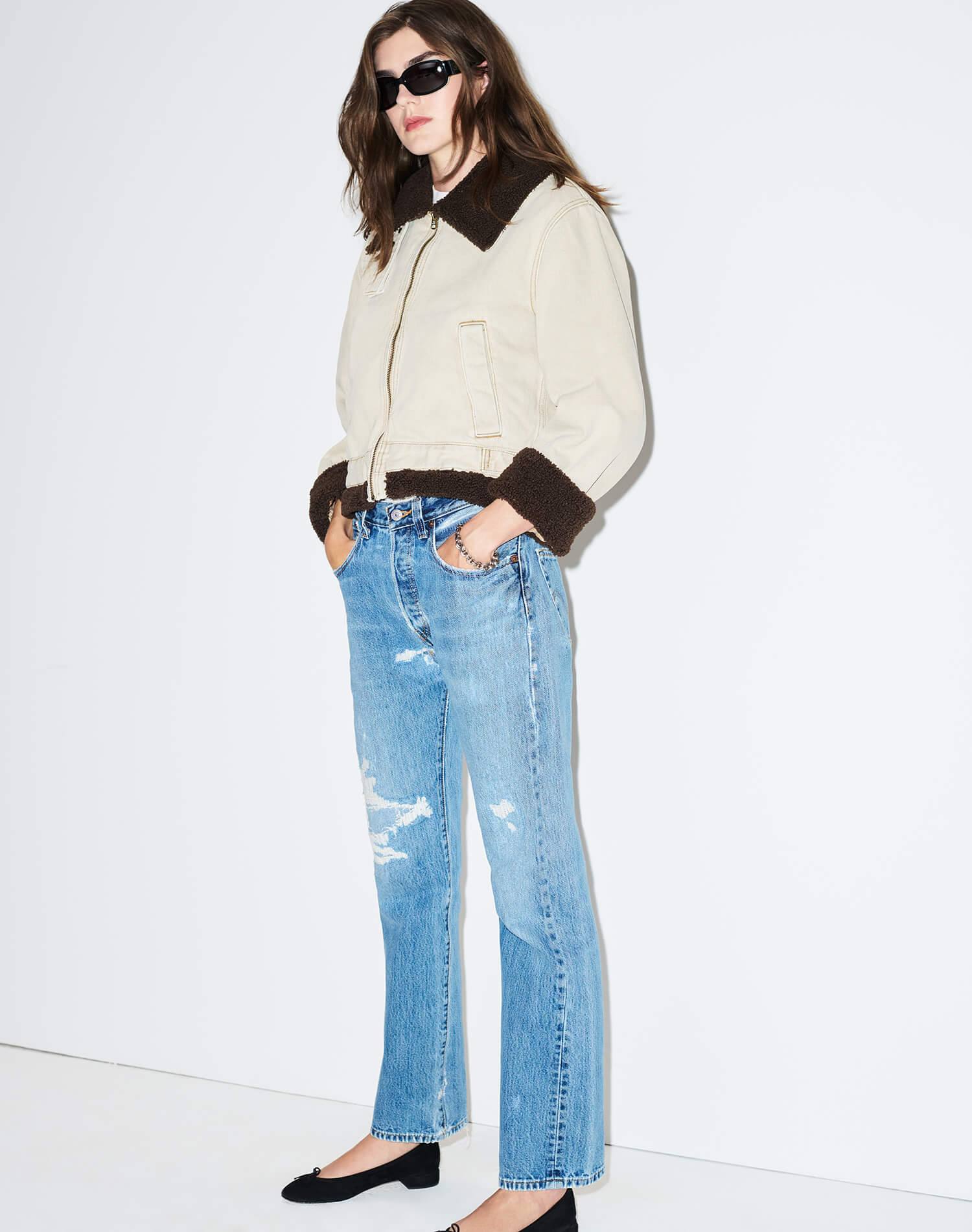 Aviator Jacket - Quiet Khaki