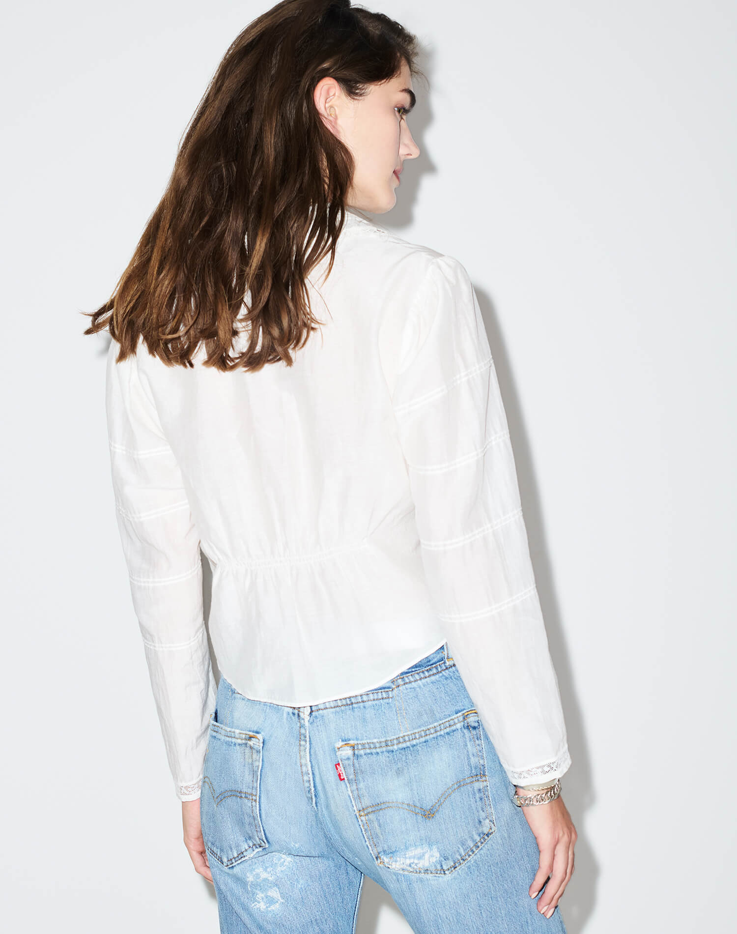 Addie Blouse - Vintage White