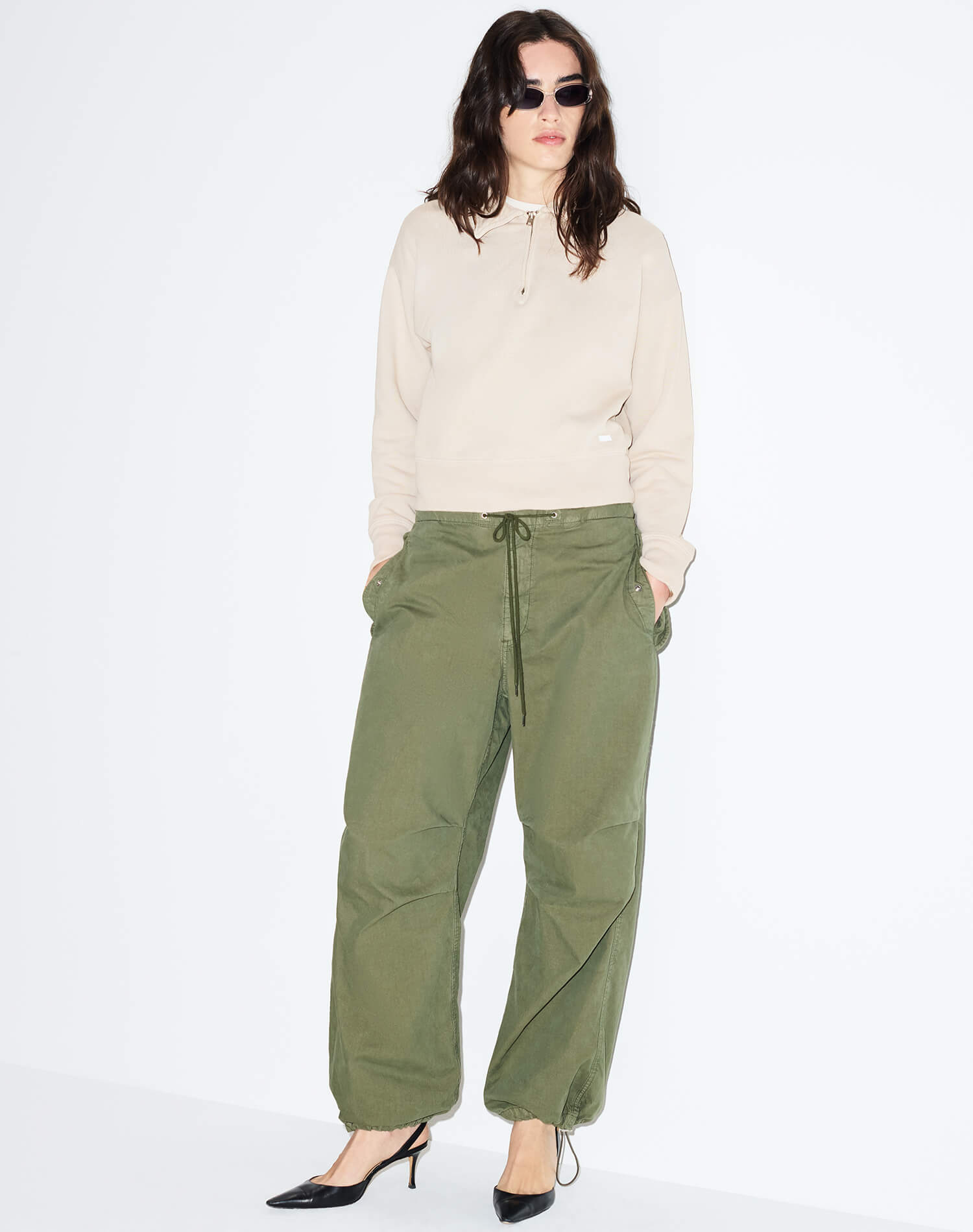 Benny Half Zip - Khaki