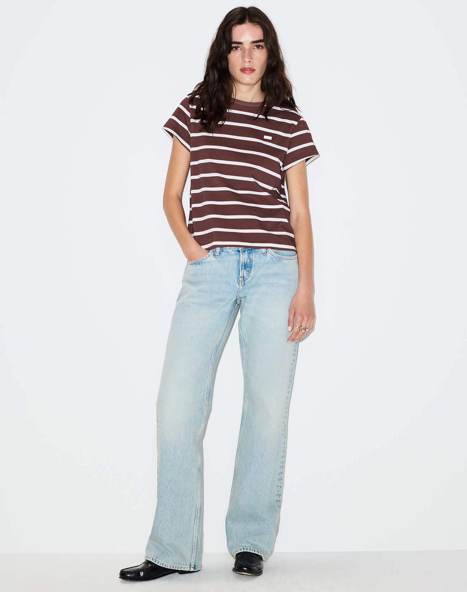 Classic Tee - Coffee Bean Stripe