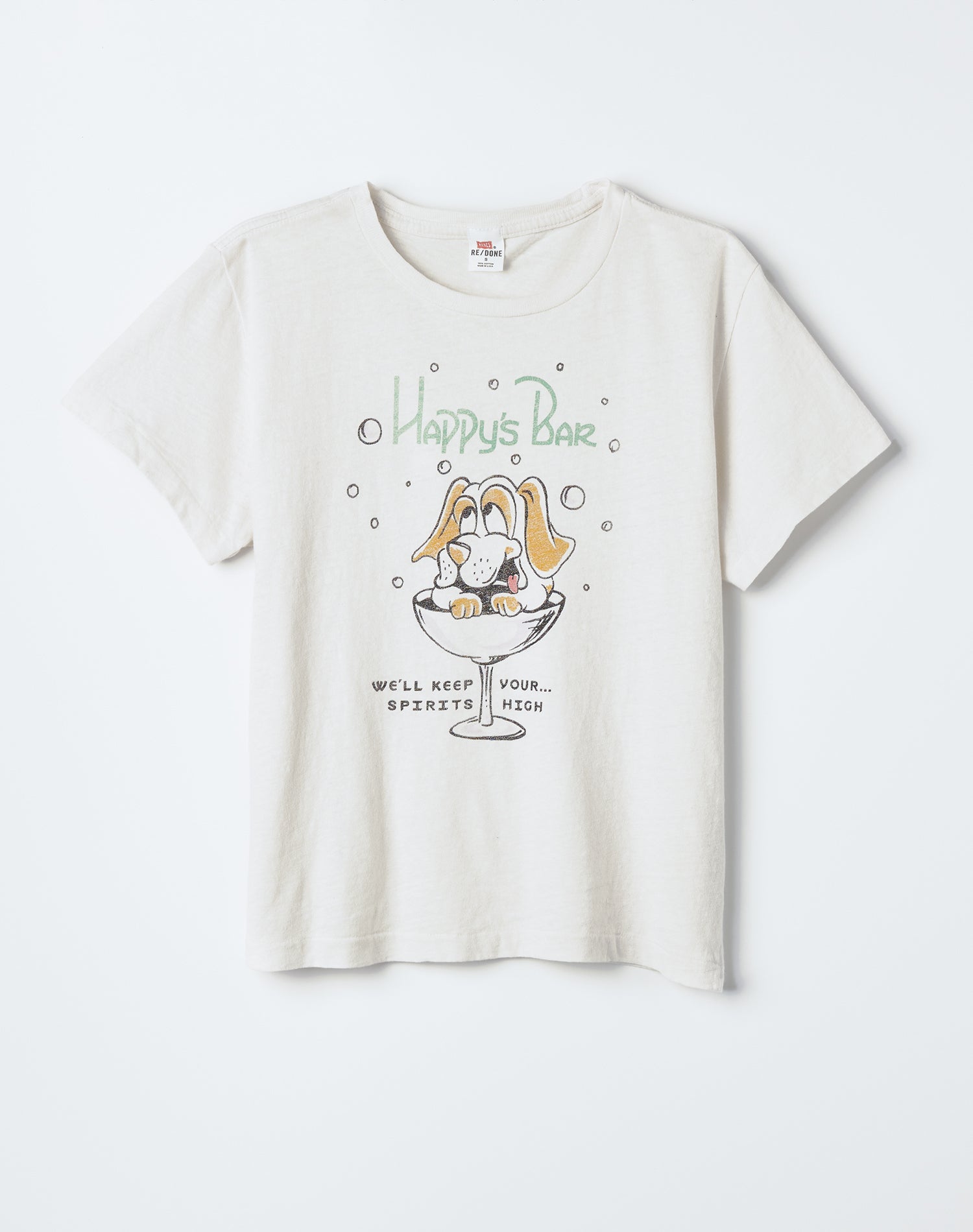Classic Tee Happy's - Vintage White