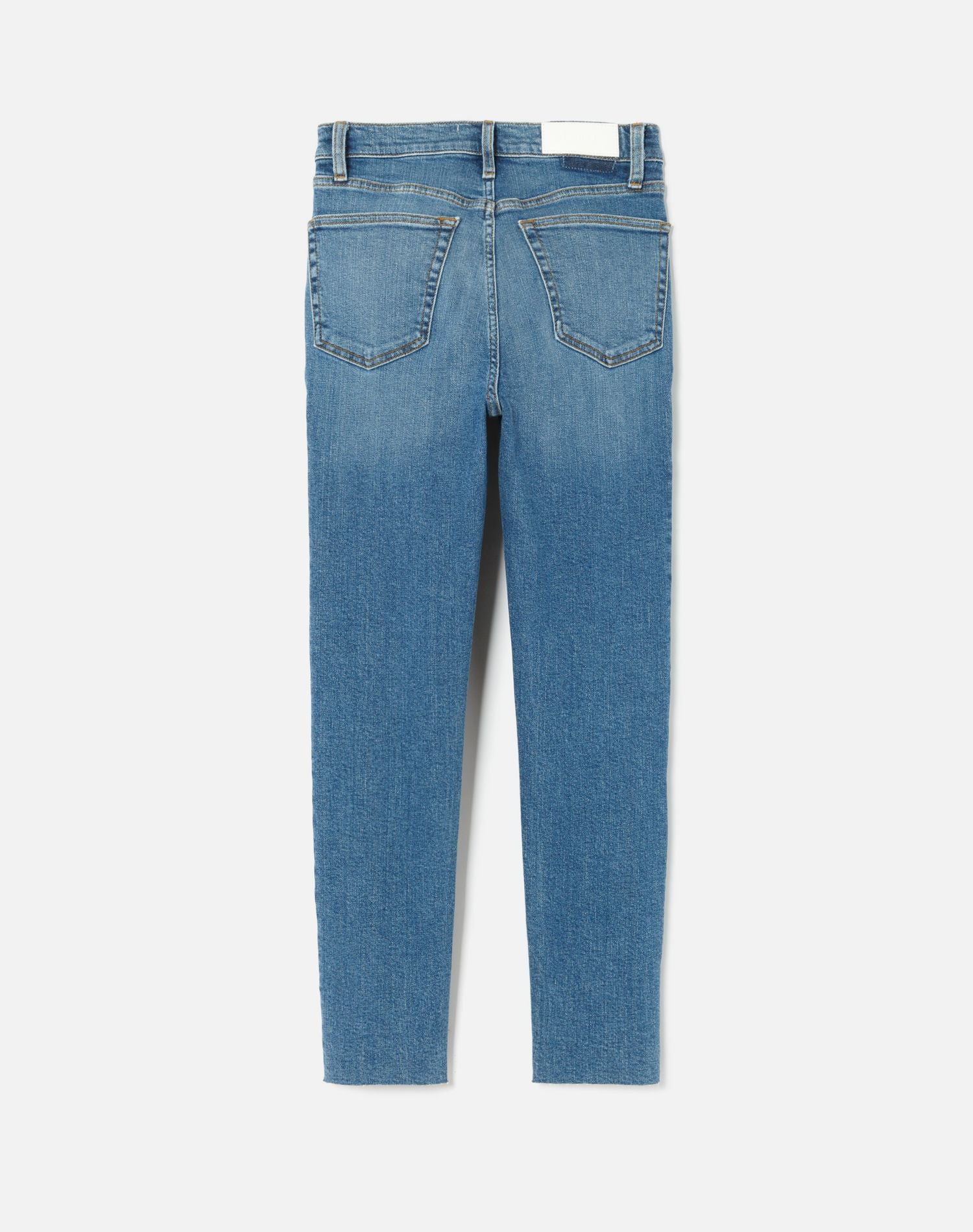 Comfort Stretch High Rise Ankle Crop - French Blue