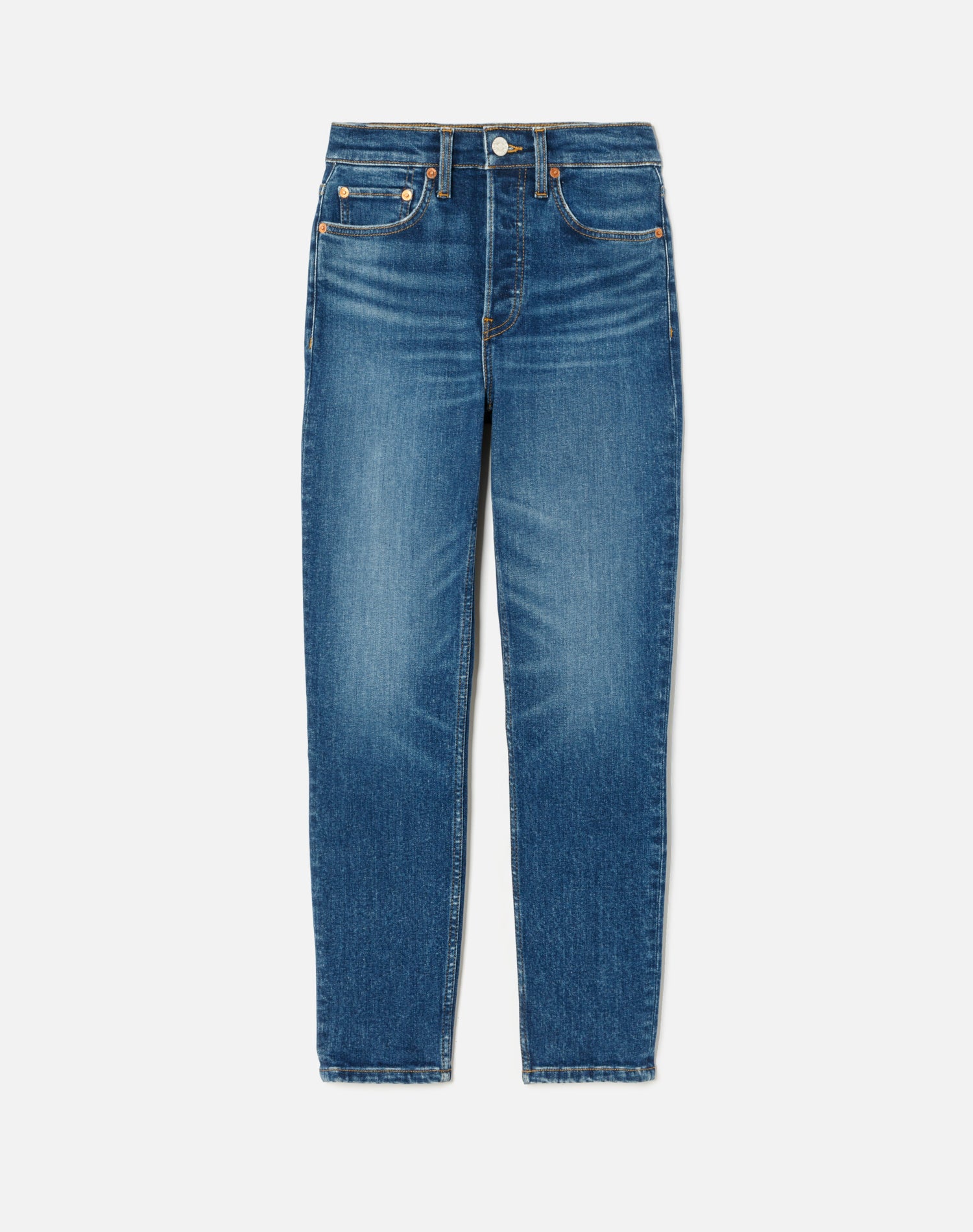 Comfort Stretch High Rise Ankle Crop - Royal Fade