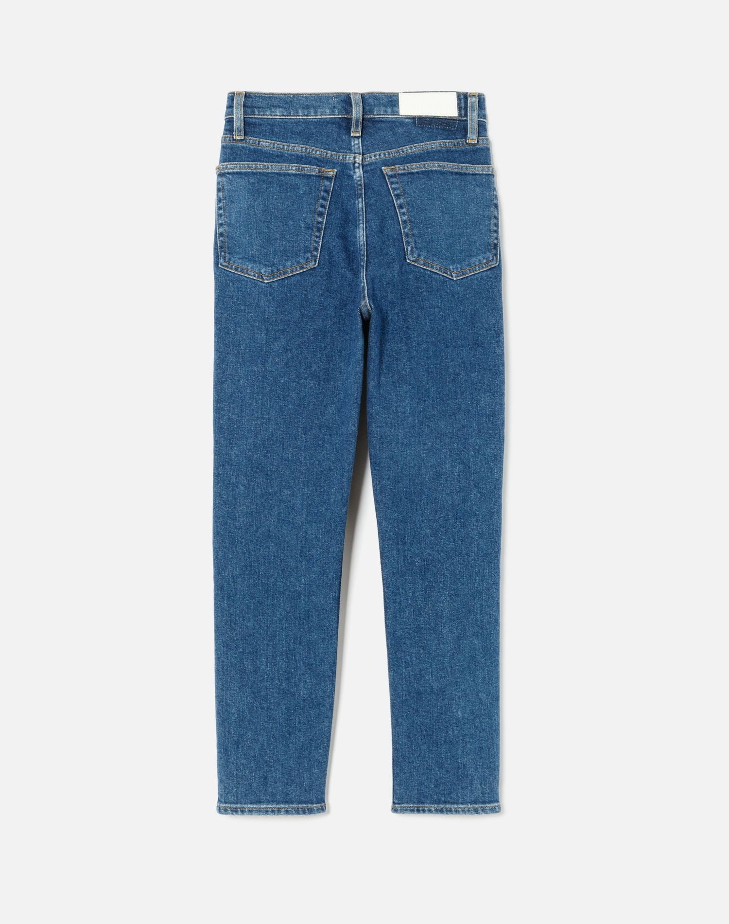 Comfort Stretch High Rise Ankle Crop - Western Rinse