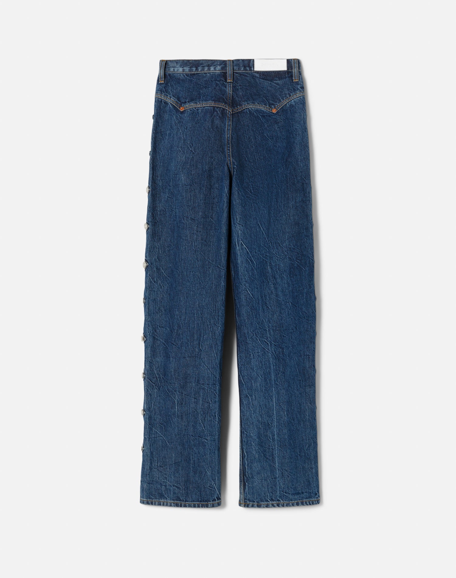 Western High Rise Loose - Rustic Indigo Size 25