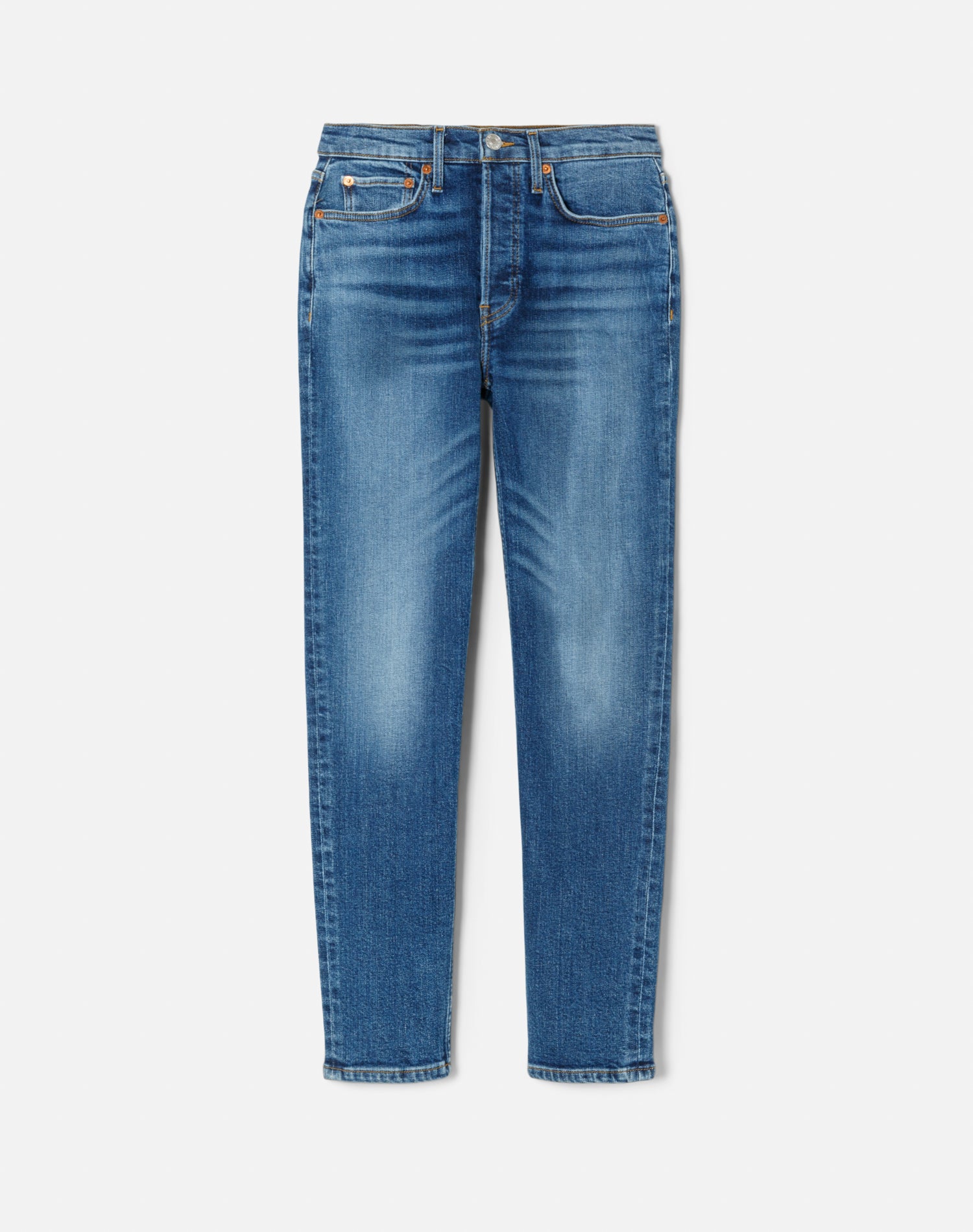 Comfort Stretch High Rise Ankle Crop - Jetty