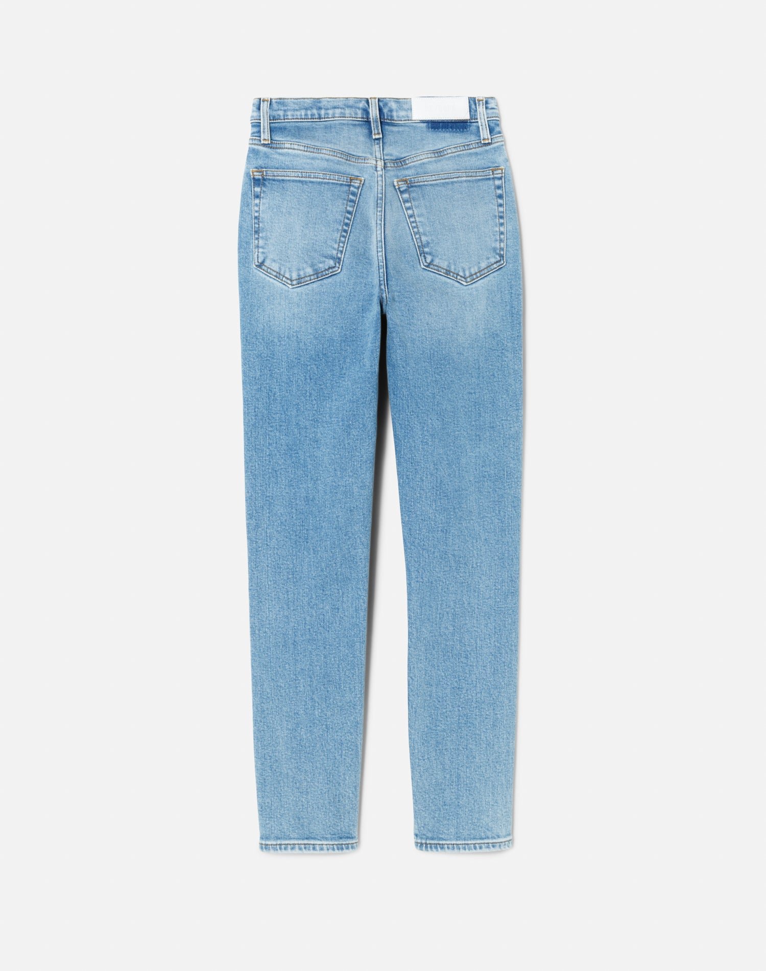 Comfort Stretch High Rise Ankle Crop - Faded Topaz