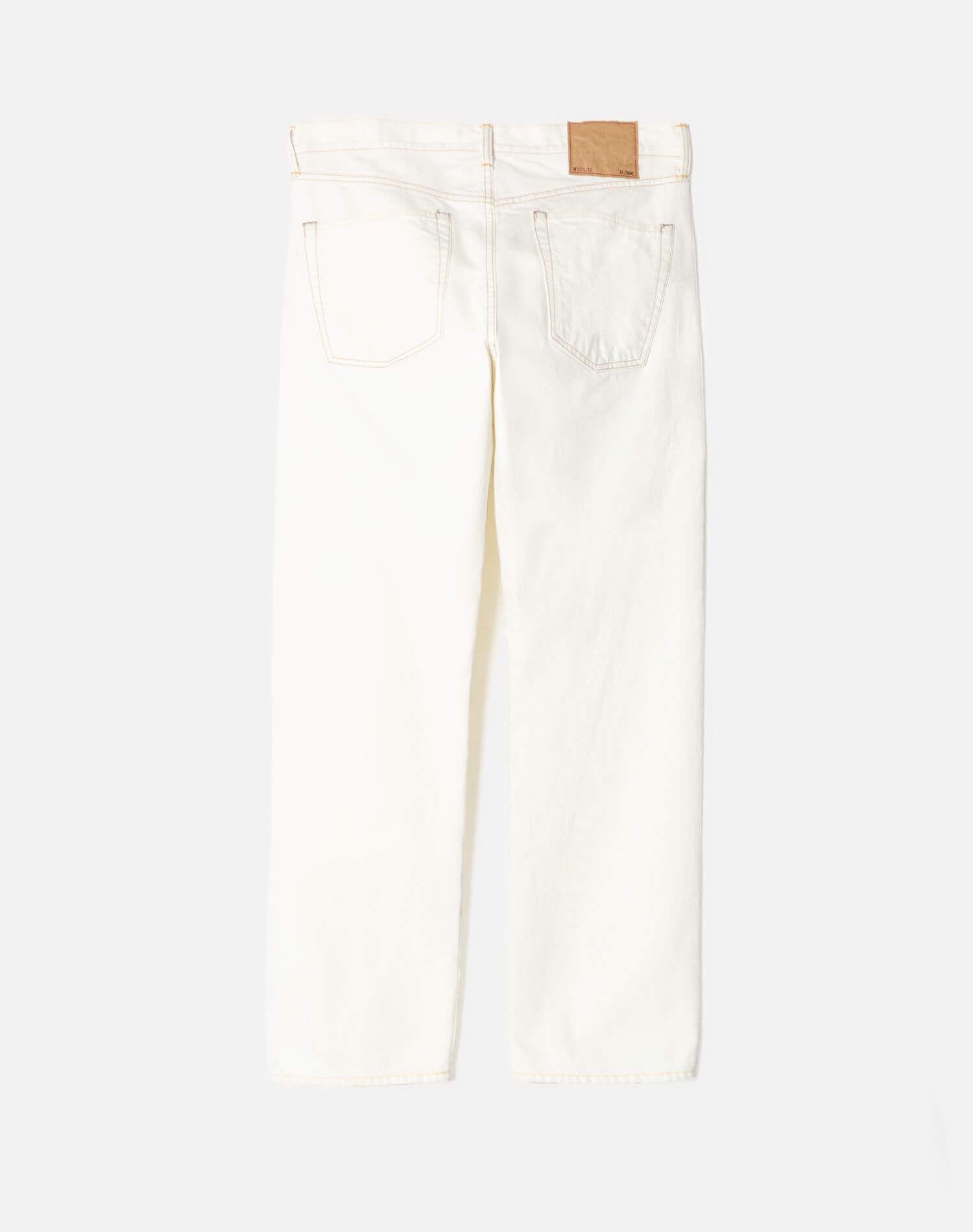 50s Straight - Faded White