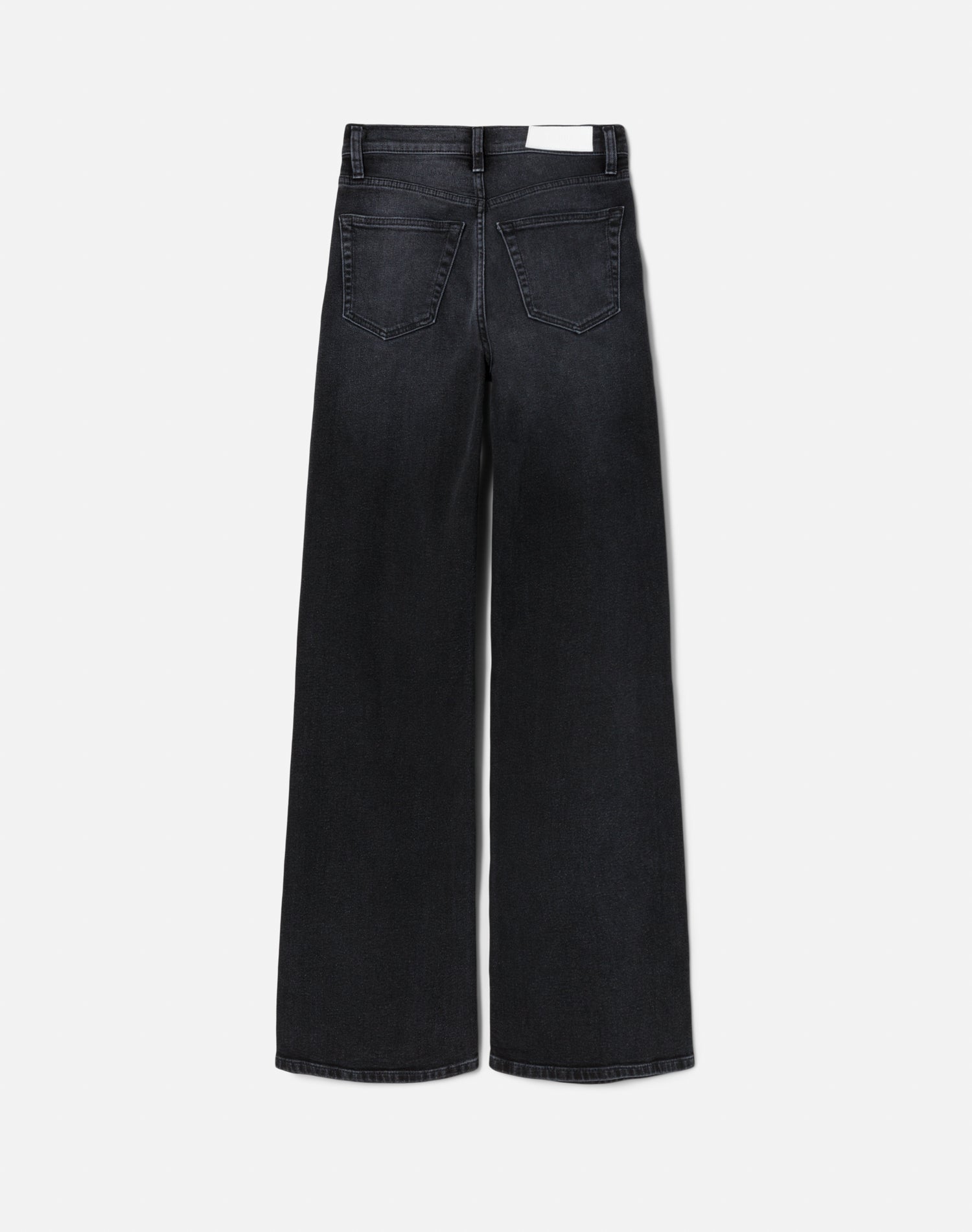 Comfort Stretch 70s Ultra High Rise Wide Leg - Washed Noir