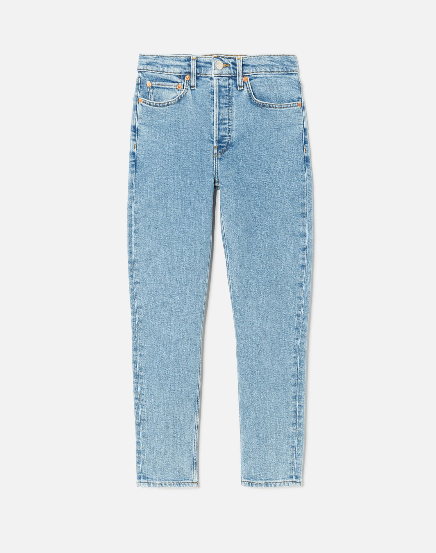 Comfort Stretch High Rise Skinny - Blue Stone