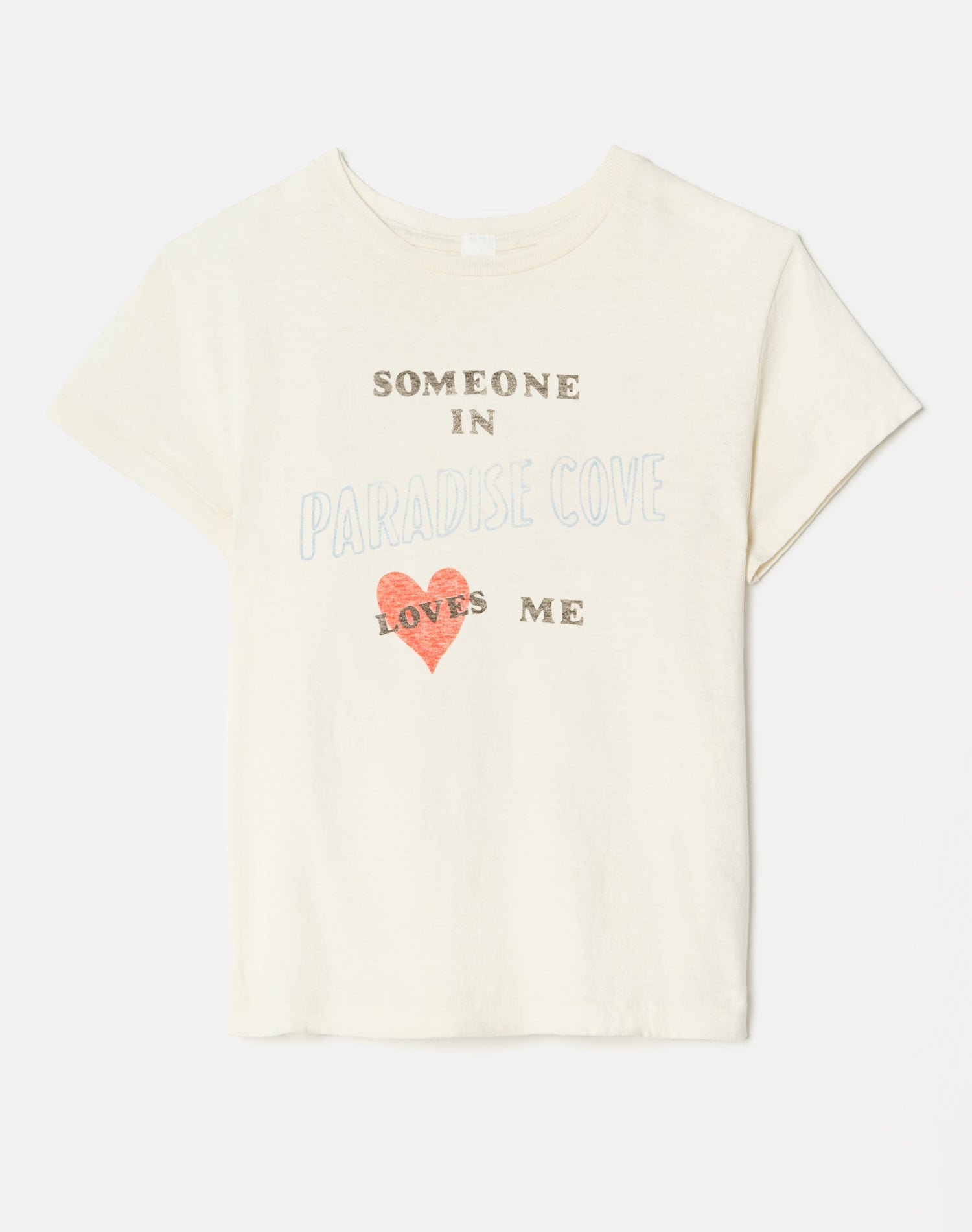Classic "Someone Loves Me" Tee - Vintage White