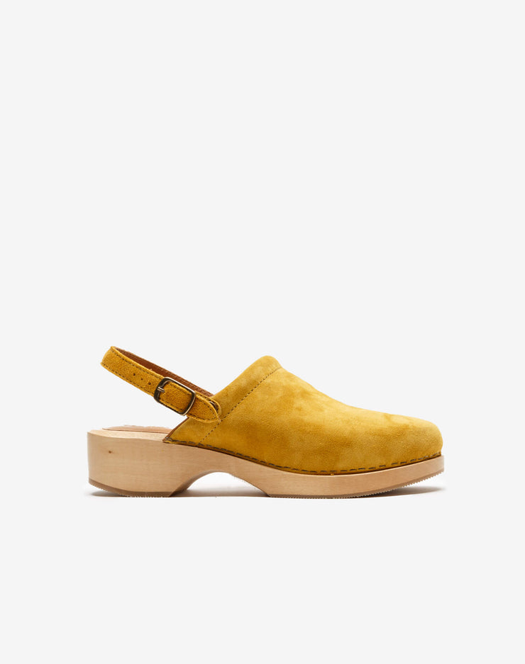 70s Classic Clog - Yellow Suede