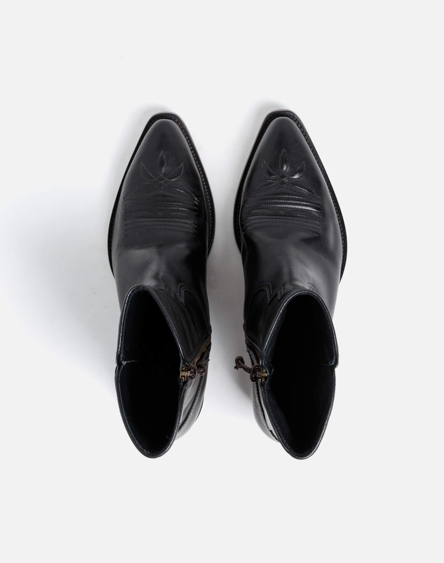 RE/DONE | Western Boot - Black Leather Footwear | Size 35 RE/DONE | Western Boot - Black Leather Footwear | Size 35