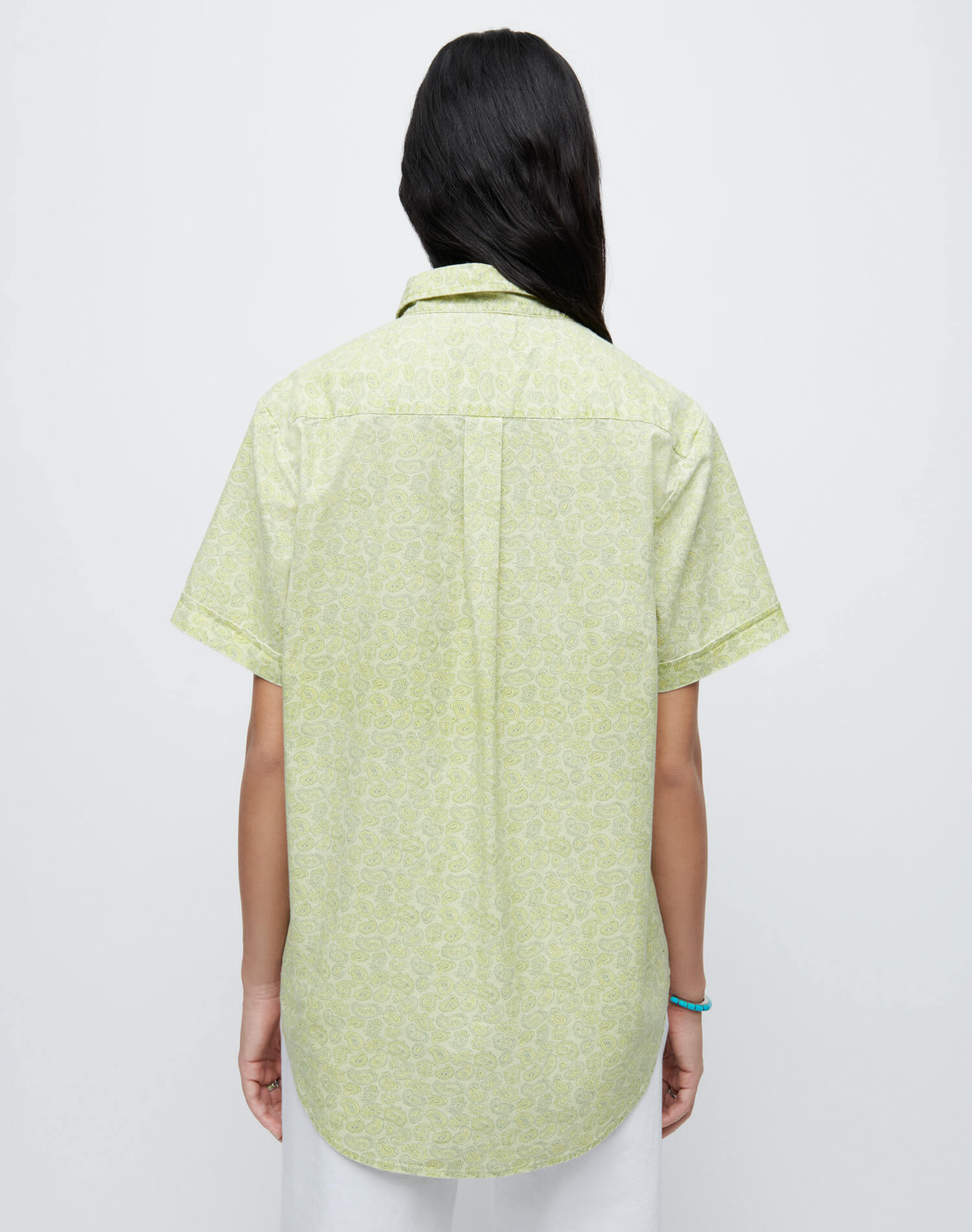 70s Short Sleeve Shirt - Citrus Paisley