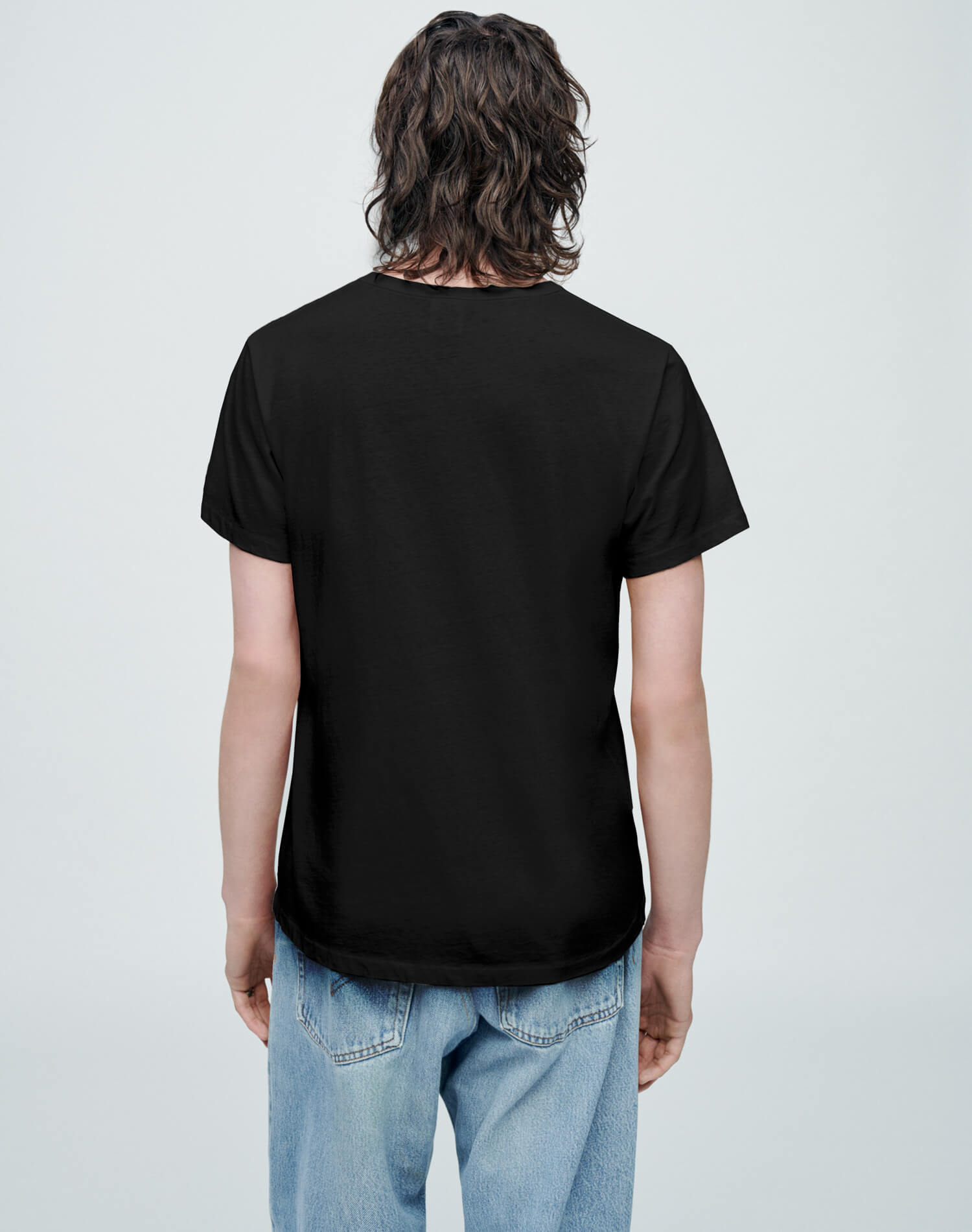 RE/DONE | Men's Classic Tee in Aged Black