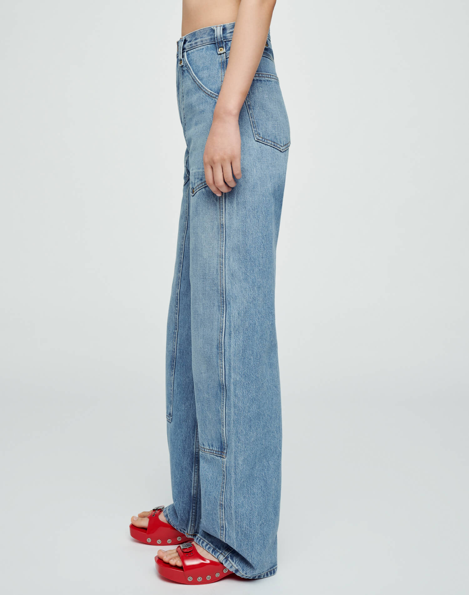 Super High Workwear -  Wasted Indigo