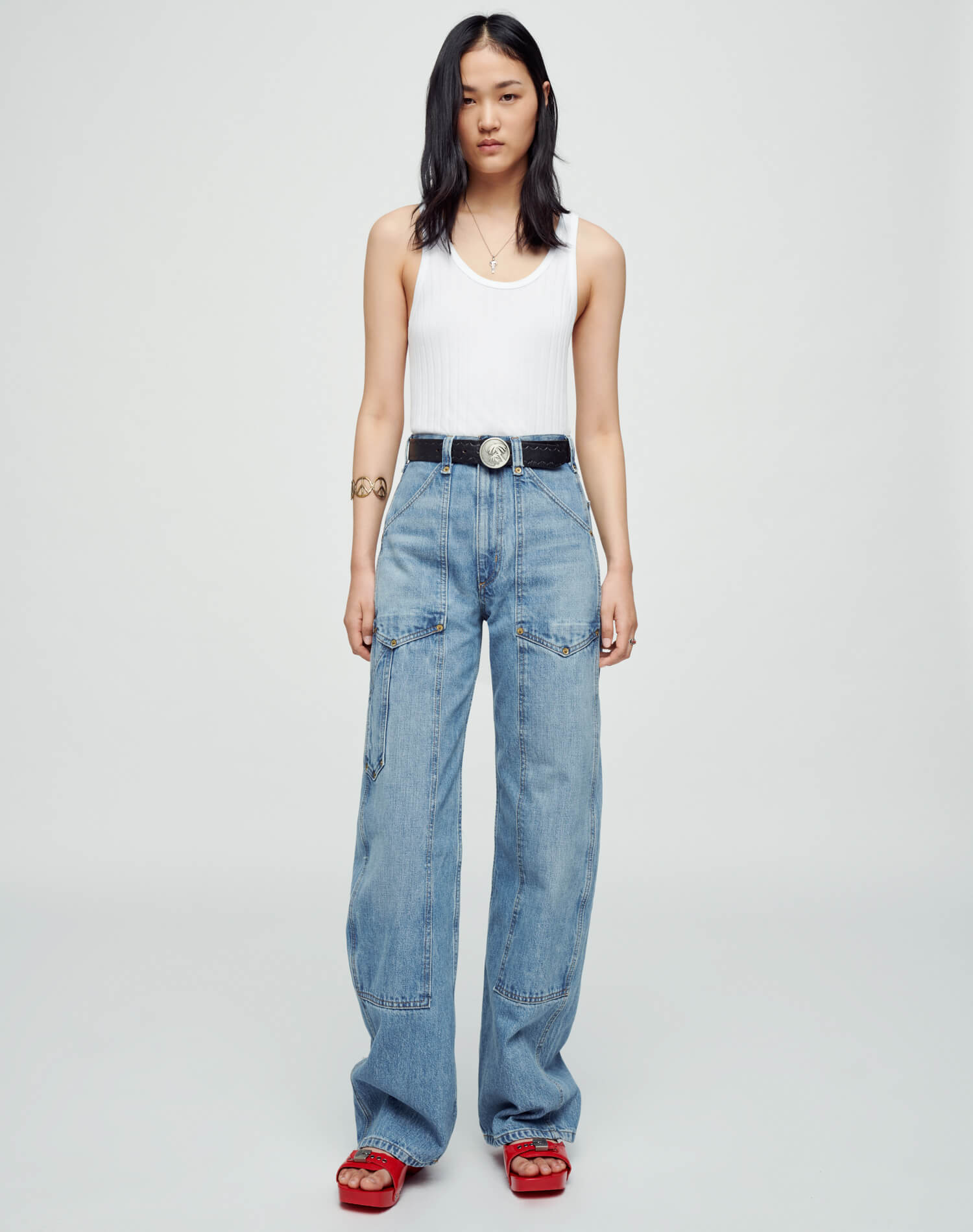 Super High Workwear -  Wasted Indigo