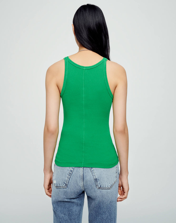 RE/DONE | Ribbed Tank in Optic White