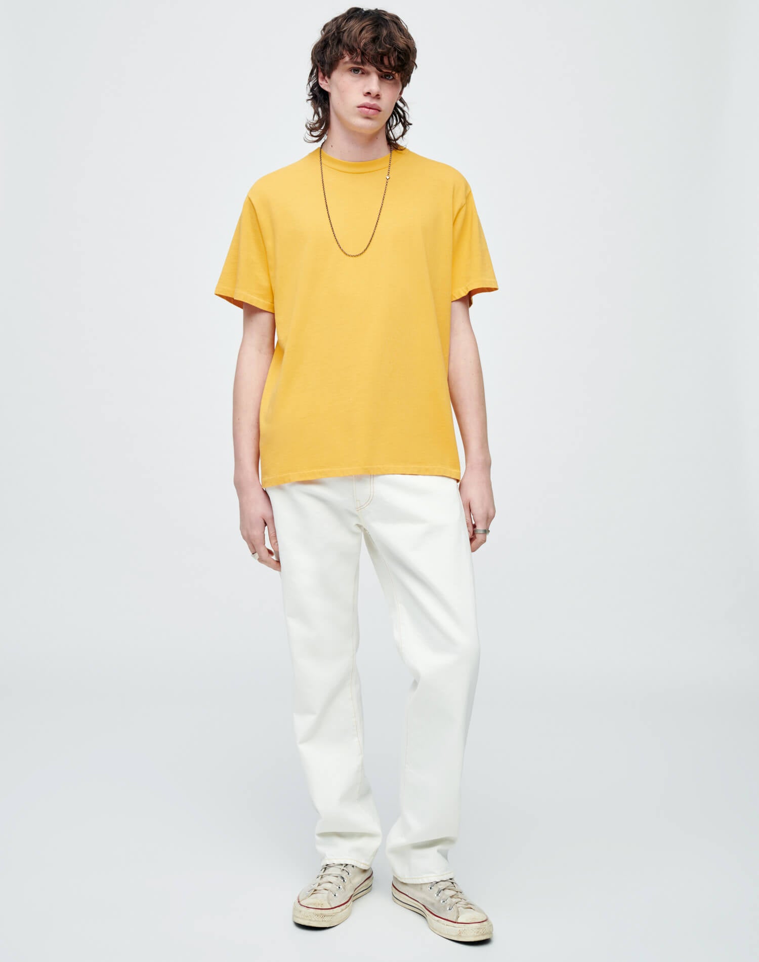 50s Straight - Faded White