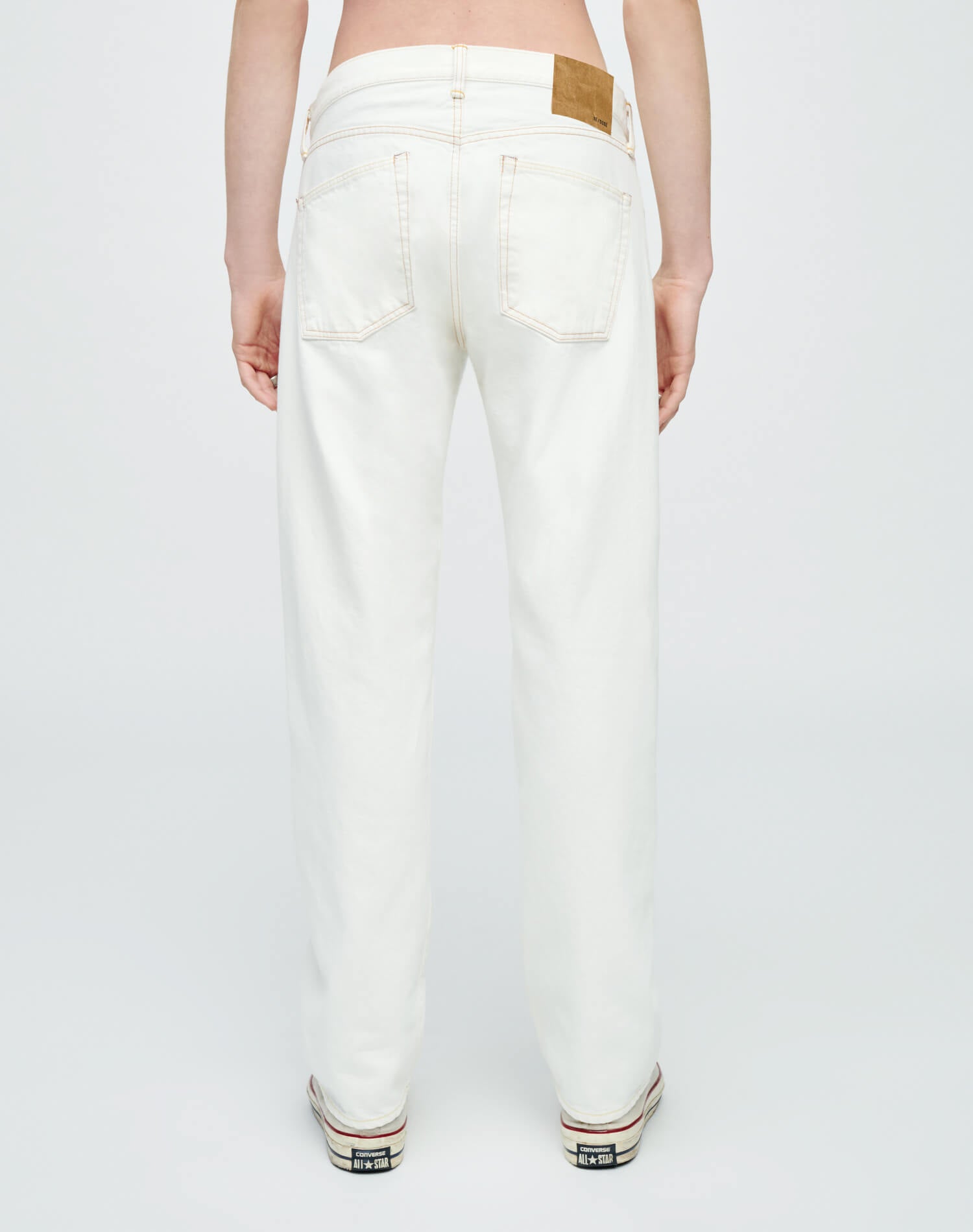 50s Straight - Faded White