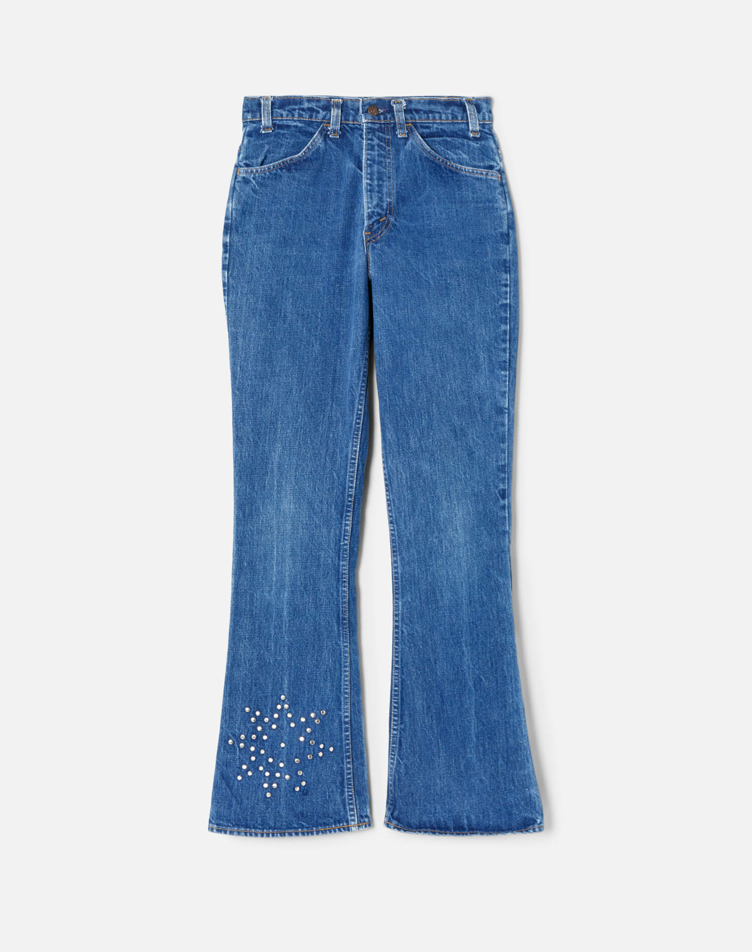 70s Levi's 646 Studded Bellbottom Jean